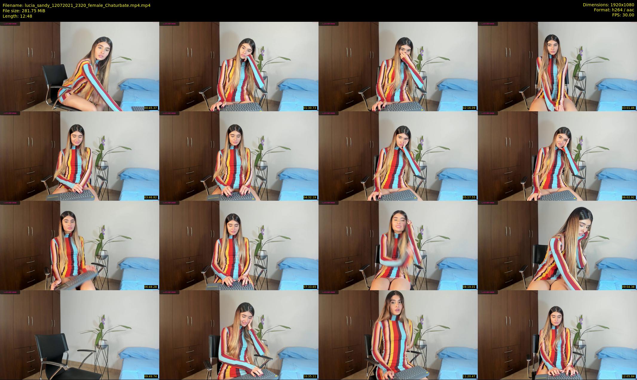 lucia_sandy — 13 minute Chaturbate female cam show recording, 1080p, Jul 12, 2021
