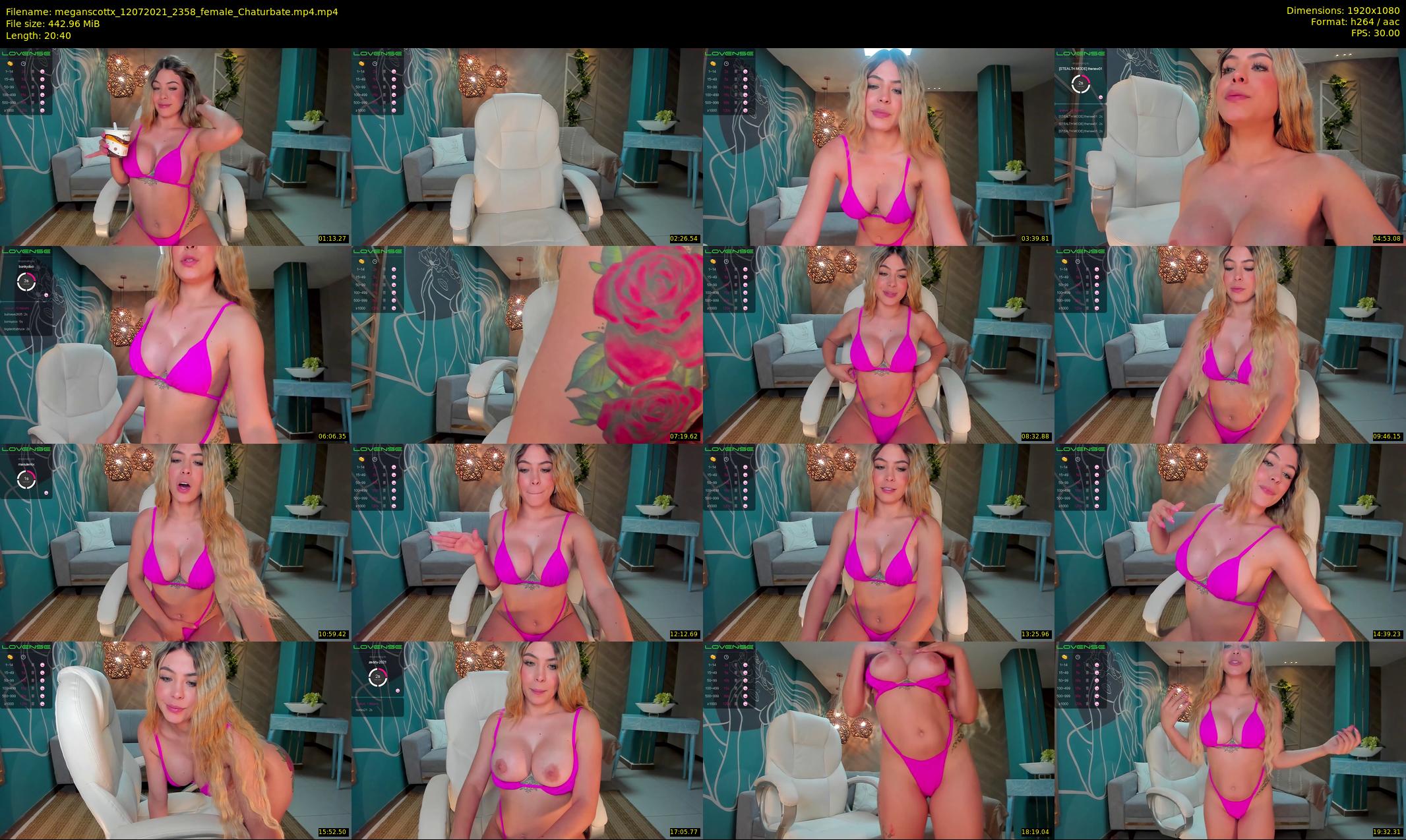 meganscottx — 21 minute Chaturbate female cam show recording, 1080p, Jul 12, 2021