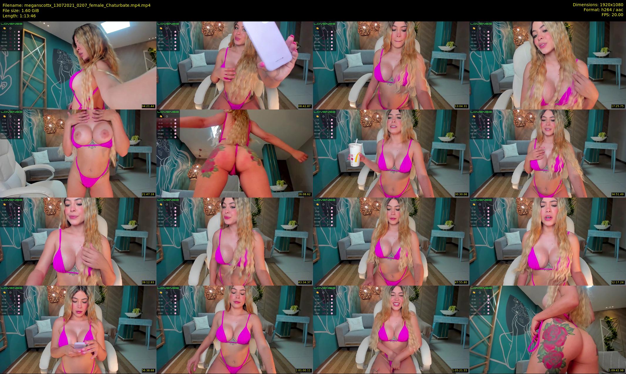 meganscottx — 74 minute Chaturbate female cam show recording, 1080p, Jul 13, 2021