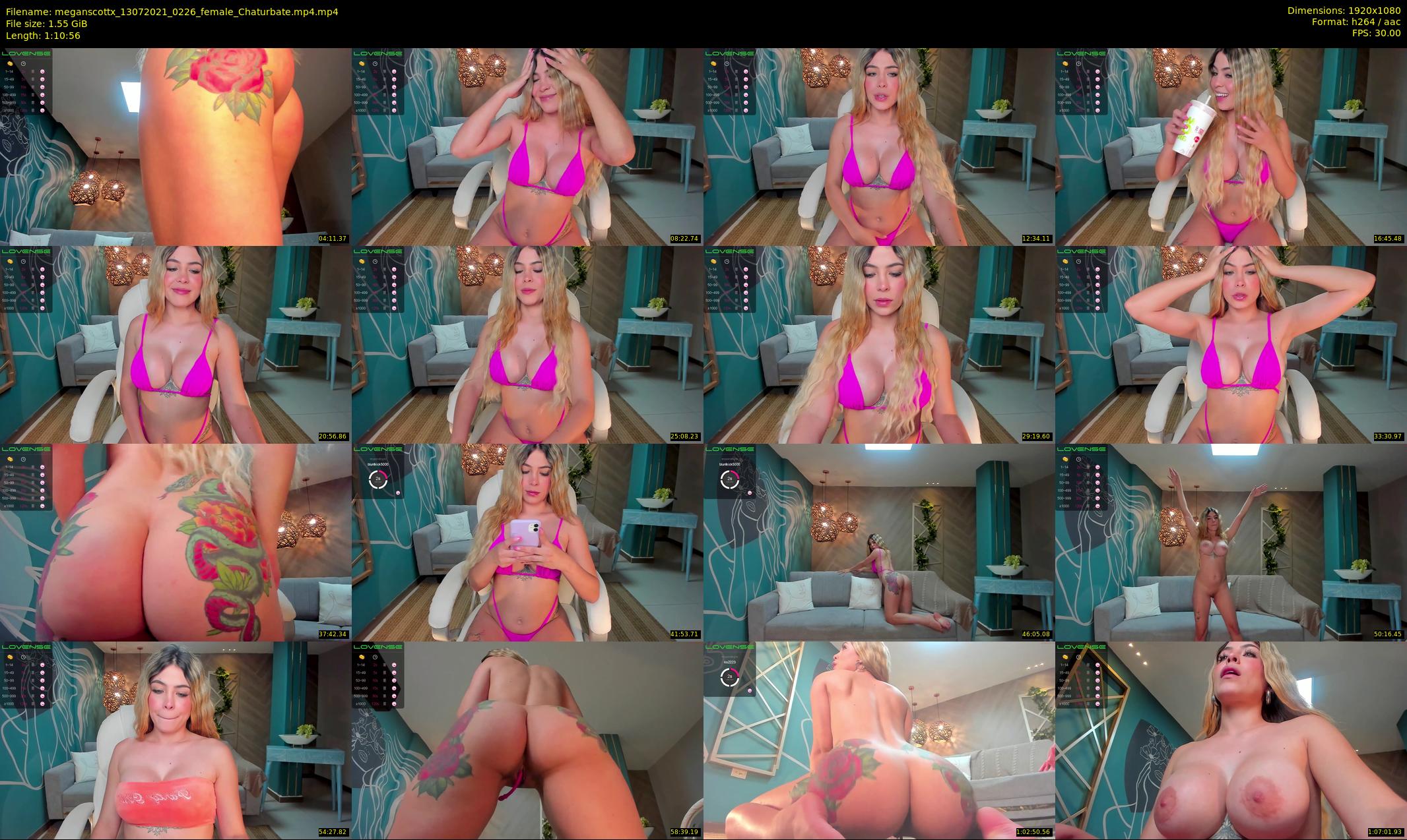 meganscottx — 71 minute Chaturbate female cam show recording, 1080p, Jul 13, 2021