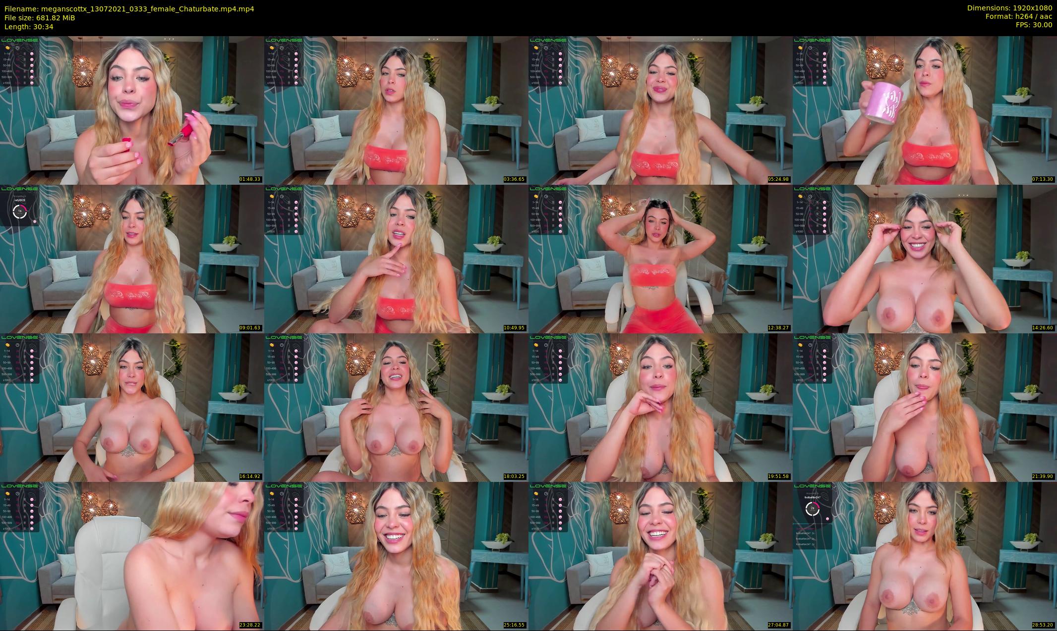 meganscottx — 31 minute Chaturbate female cam show recording, 1080p, Jul 13, 2021