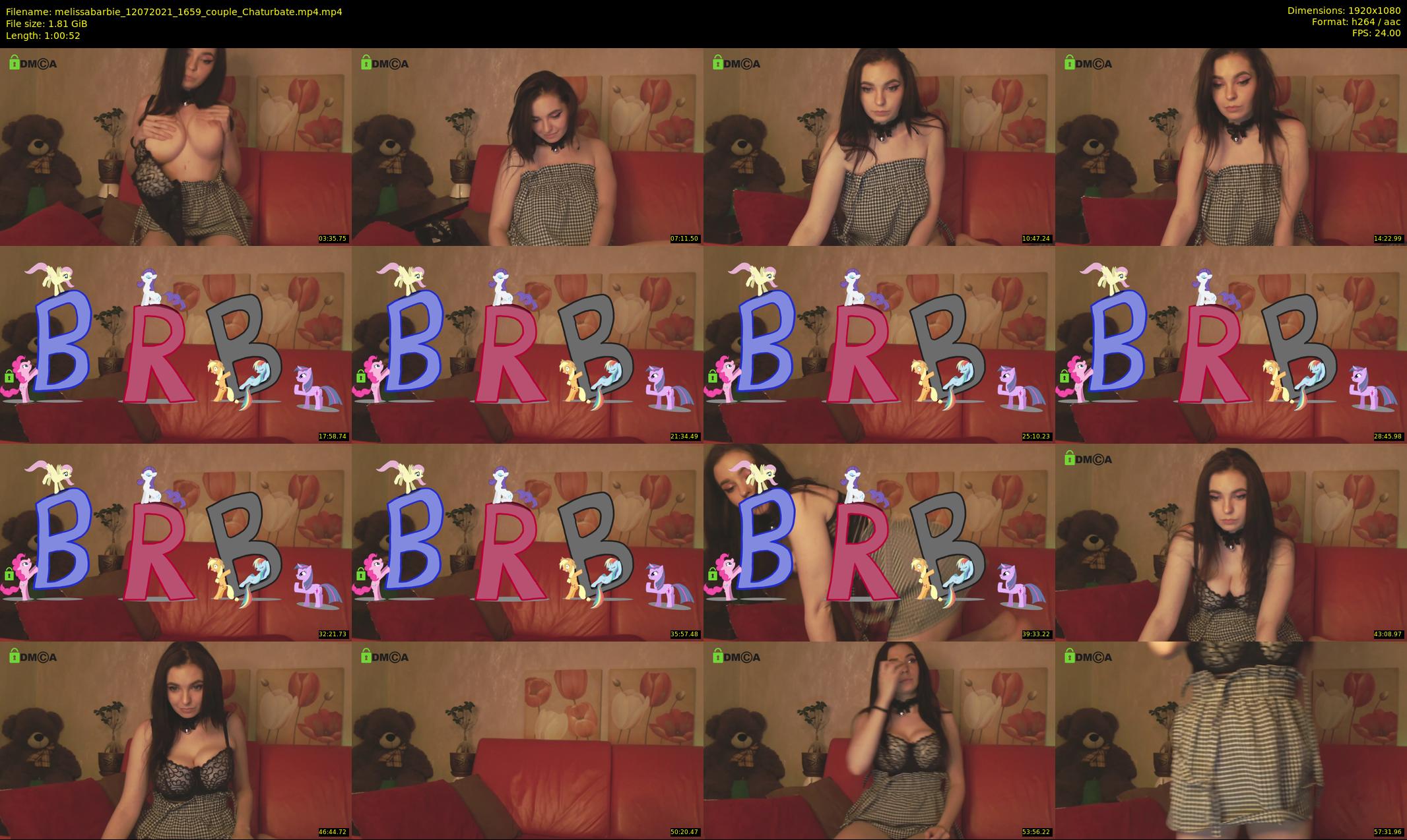 melissabarbie — 61 minute Chaturbate couple cam show recording, 1080p, Jul 12, 2021