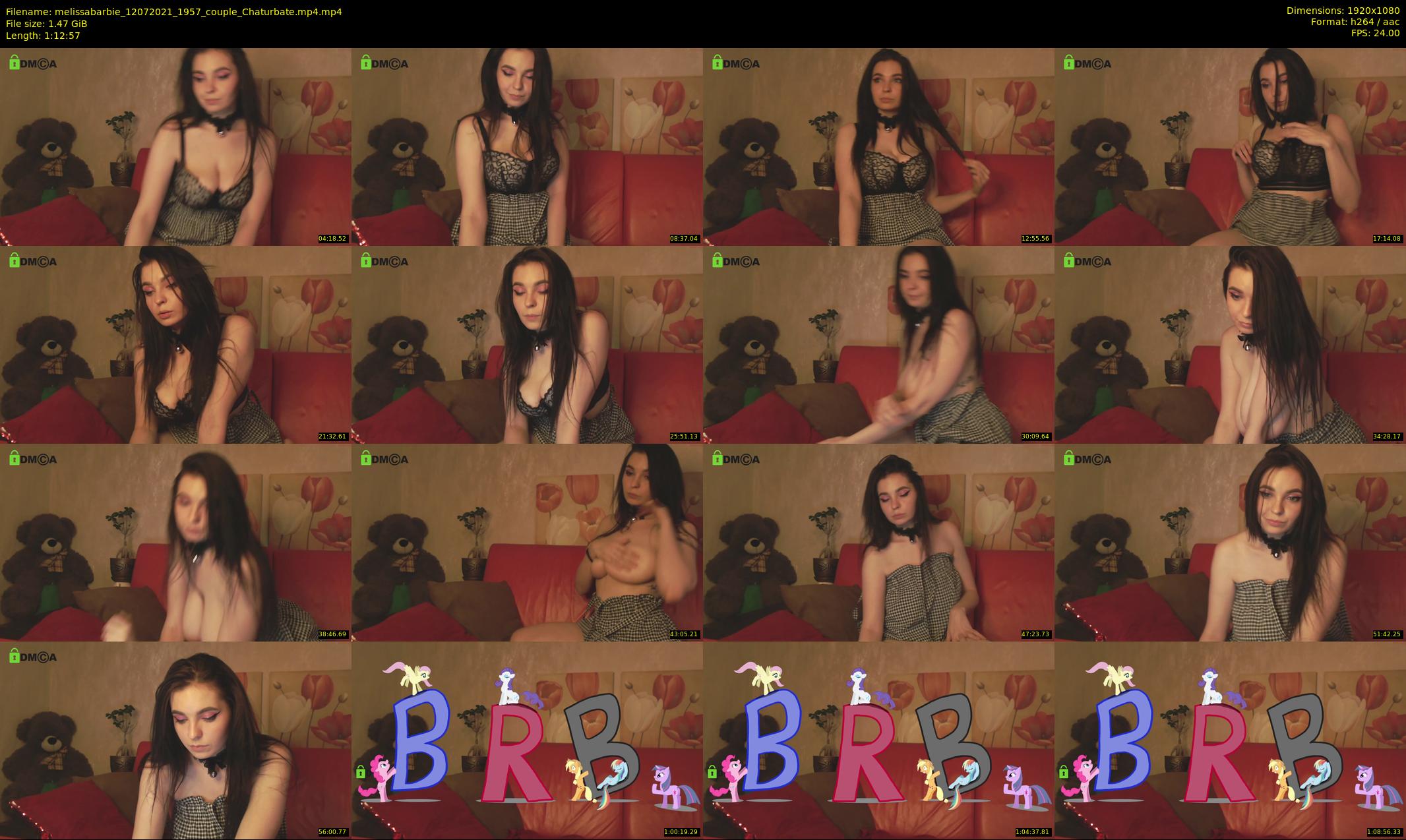 melissabarbie — 73 minute Chaturbate couple cam show recording, 1080p, Jul 12, 2021