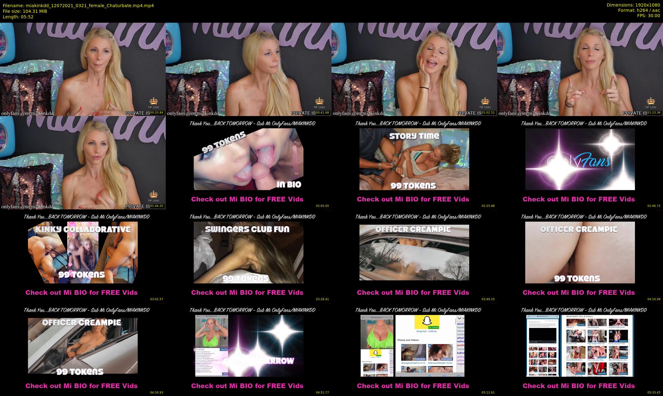 miakinkdd — 6 minute Chaturbate female cam show recording, 1080p, Jul 12, 2021