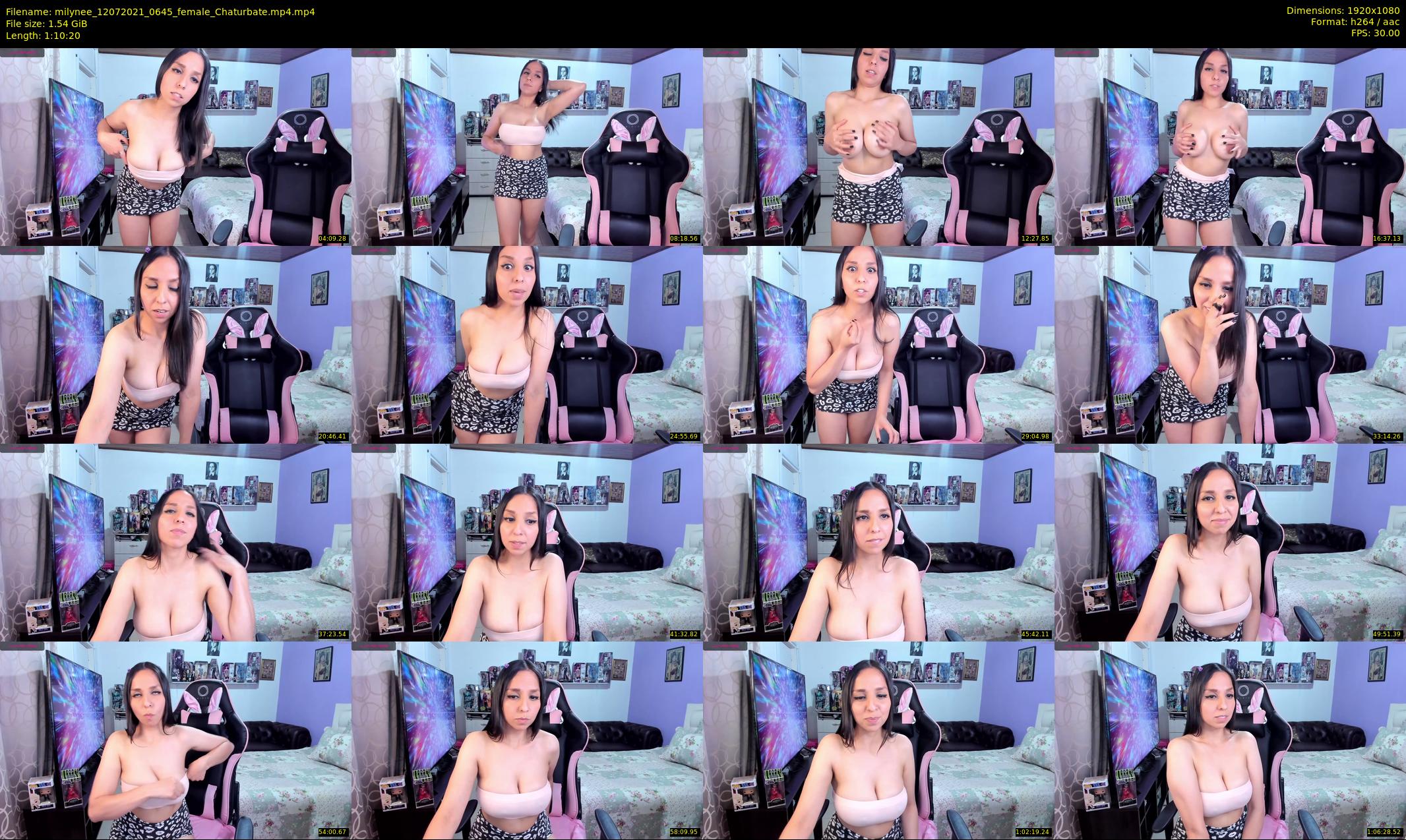milynee — 71 minute Chaturbate female cam show recording, 1080p, Jul 12, 2021