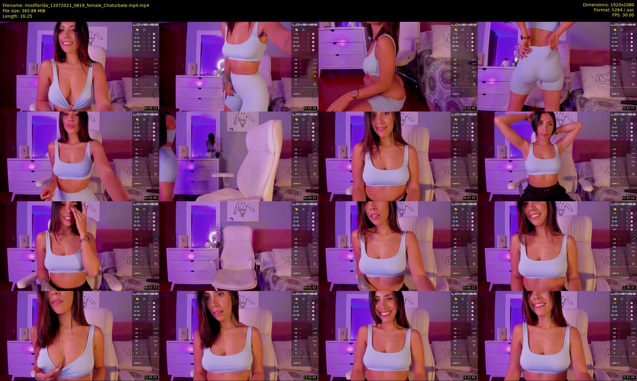 missflorida — 17 minute Chaturbate female cam show recording, 1080p, Jul 12, 2021