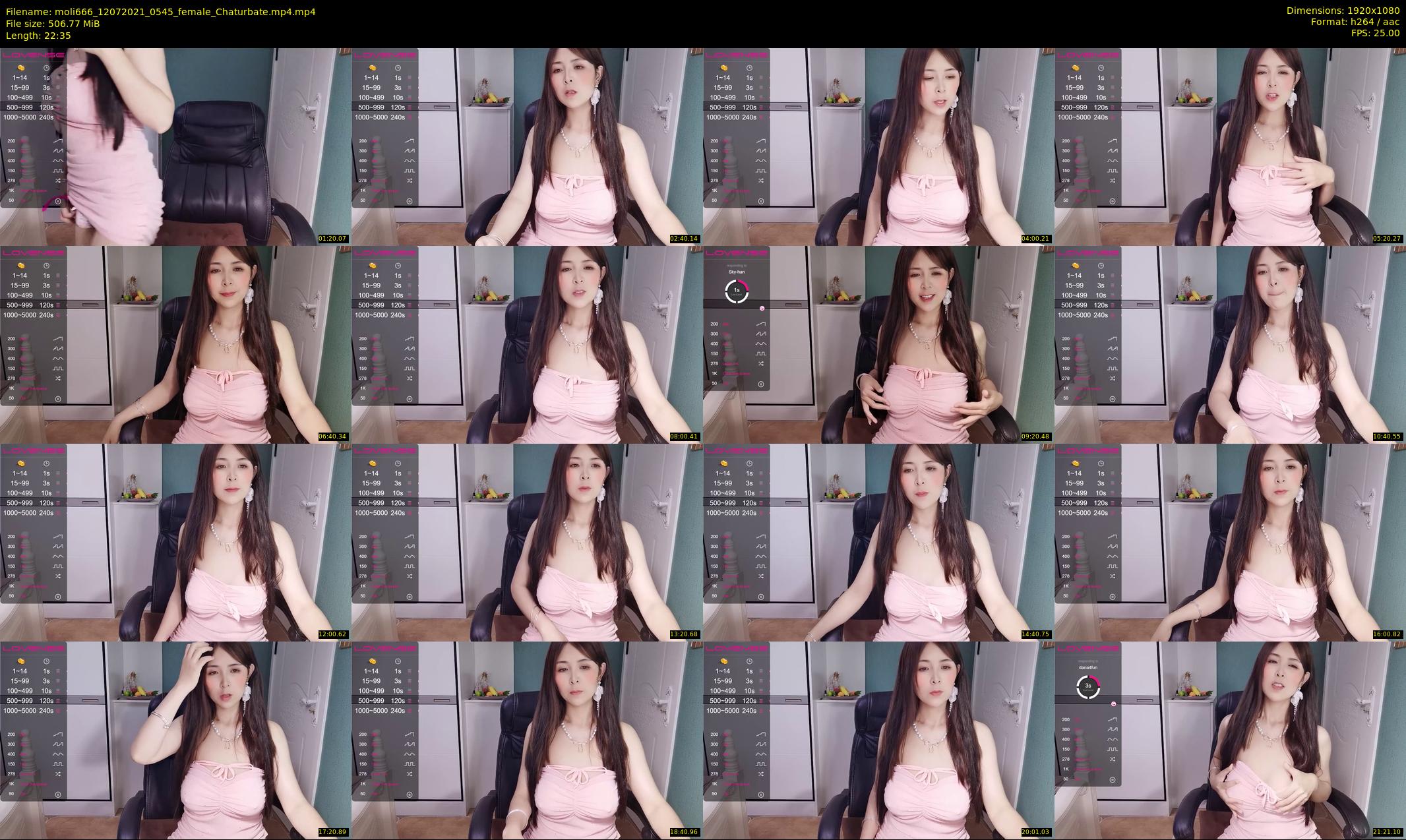 moli666 — 23 minute Chaturbate female cam show recording, 1080p, Jul 12, 2021