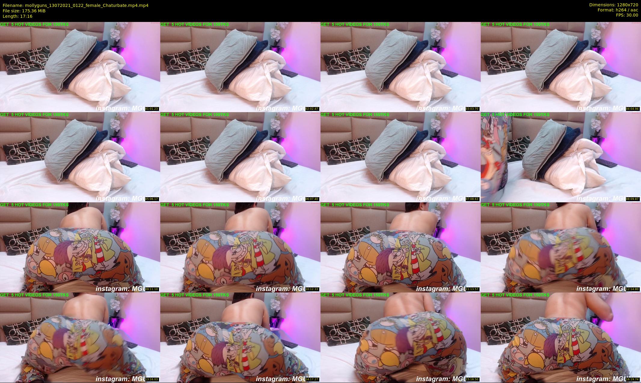 mollyguns — 18 minute Chaturbate female cam show recording, 720p, Jul 13, 2021