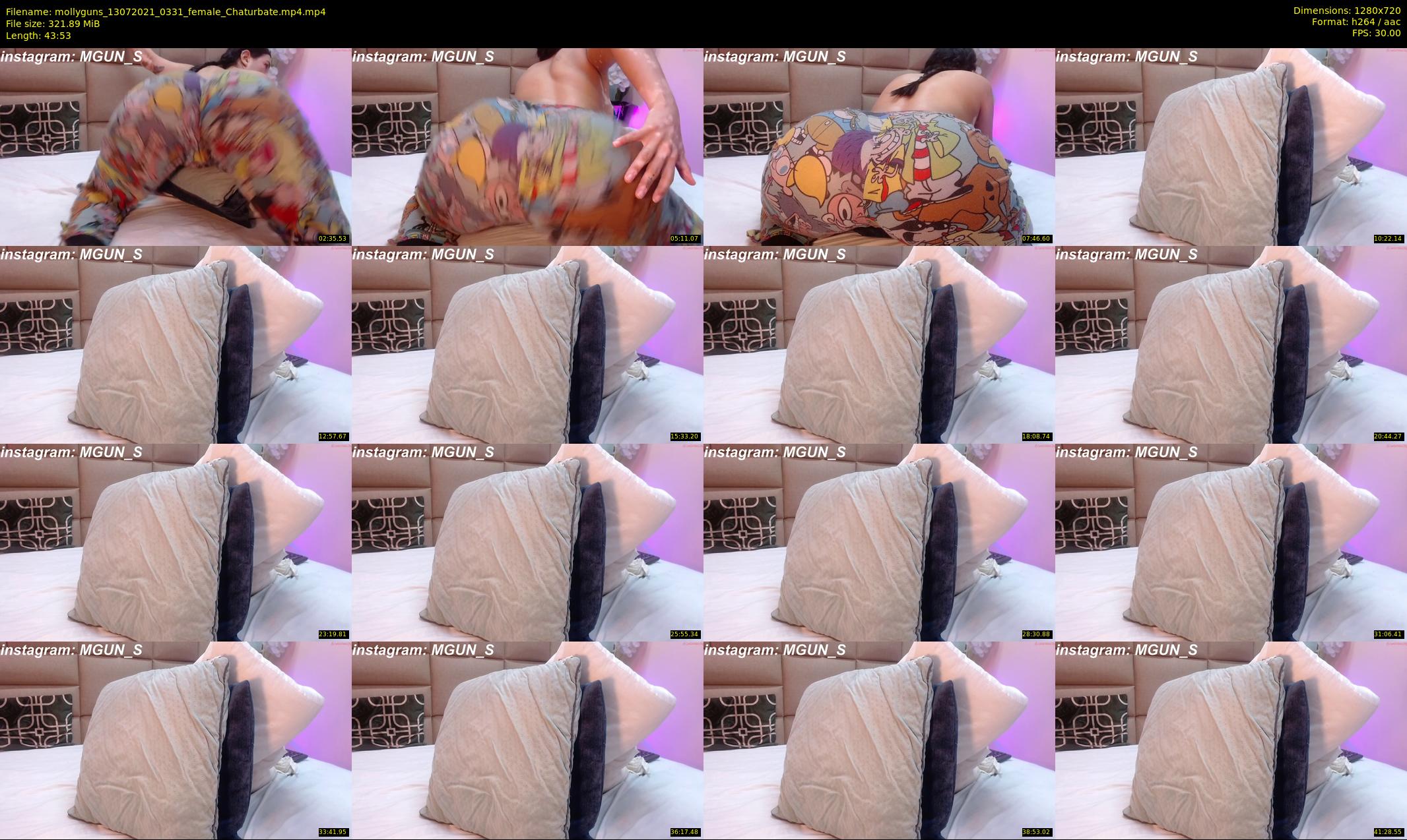 mollyguns — 44 minute Chaturbate female cam show recording, 720p, Jul 13, 2021