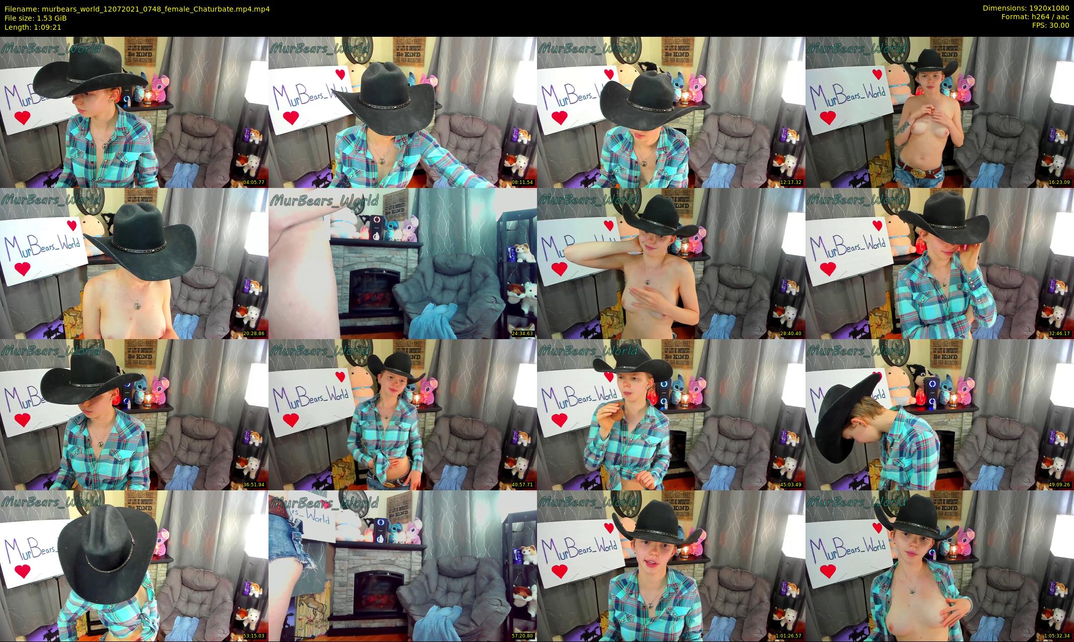 murbears_world — 70 minute Chaturbate female cam show recording, 1080p, Jul 12, 2021