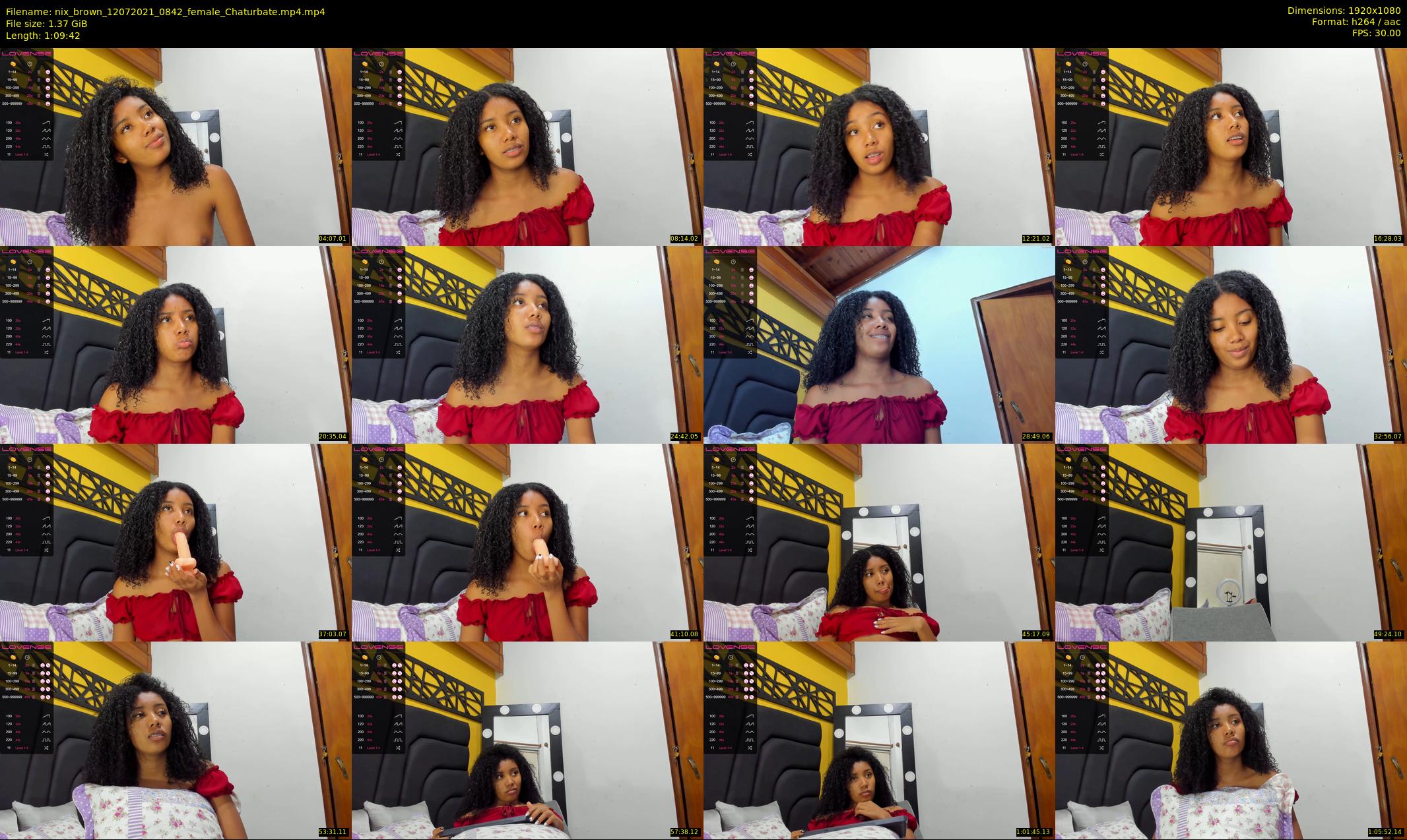 nix_brown — 70 minute Chaturbate female cam show recording, 1080p, Jul 12, 2021