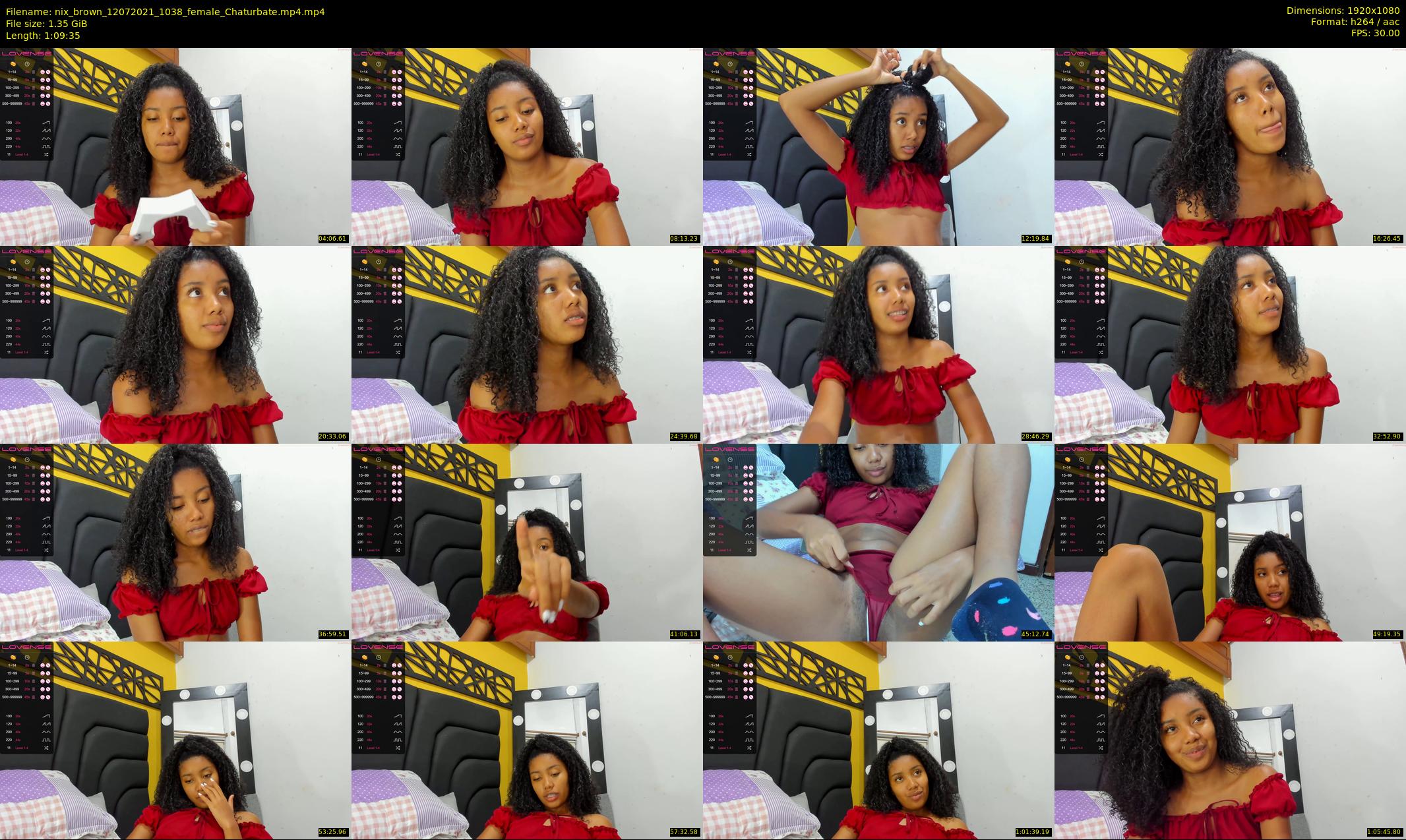 nix_brown — 70 minute Chaturbate female cam show recording, 1080p, Jul 12, 2021