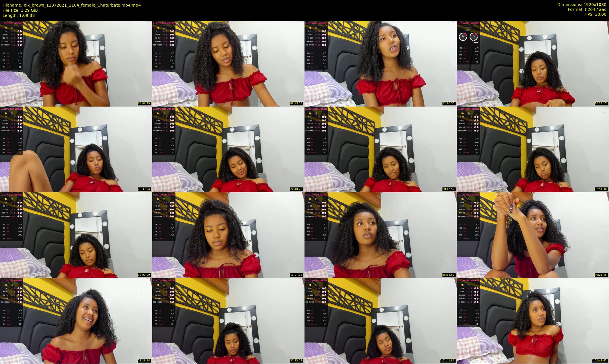 nix_brown — 70 minute Chaturbate female cam show recording, 1080p, Jul 12, 2021