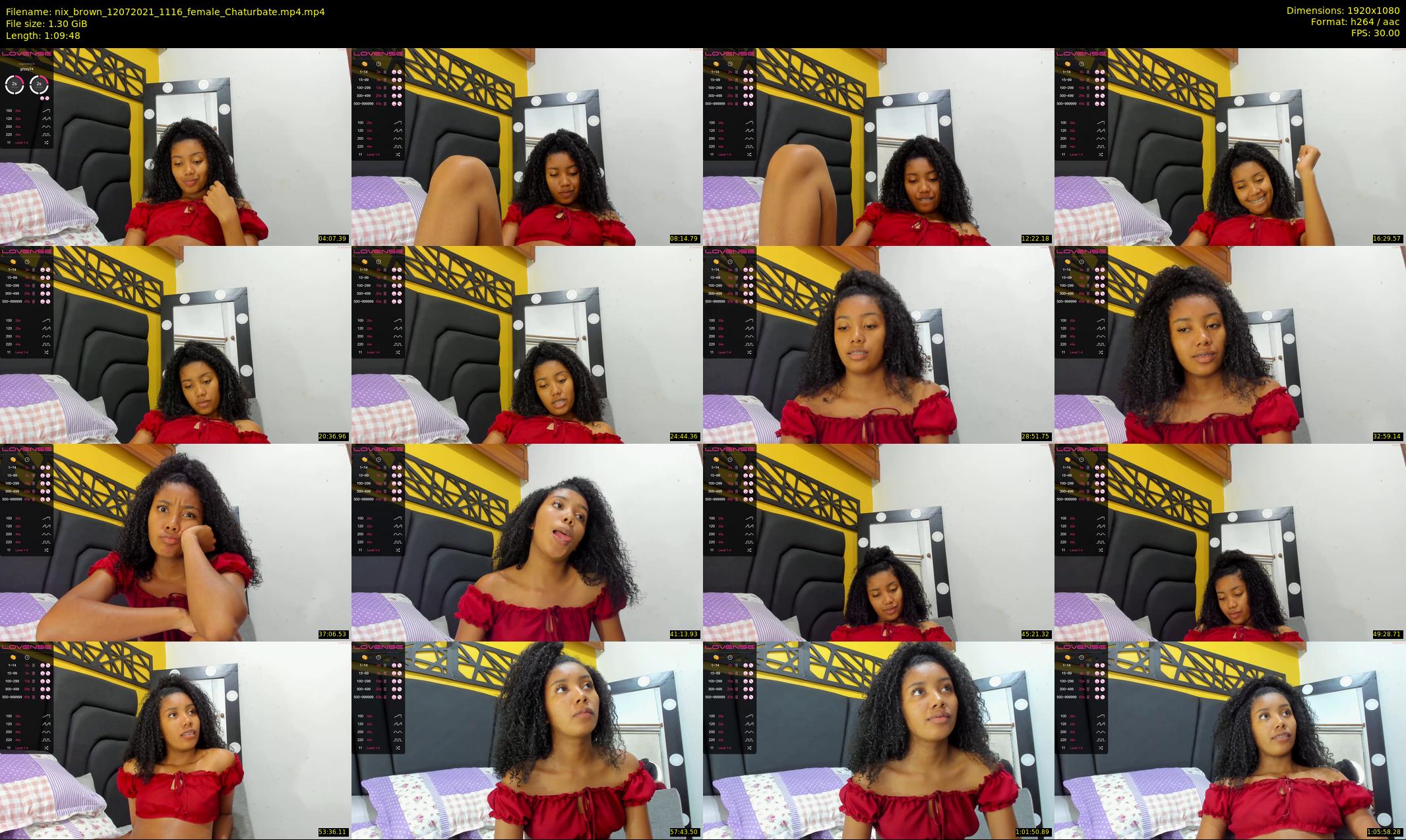 nix_brown — 70 minute Chaturbate female cam show recording, 1080p, Jul 12, 2021
