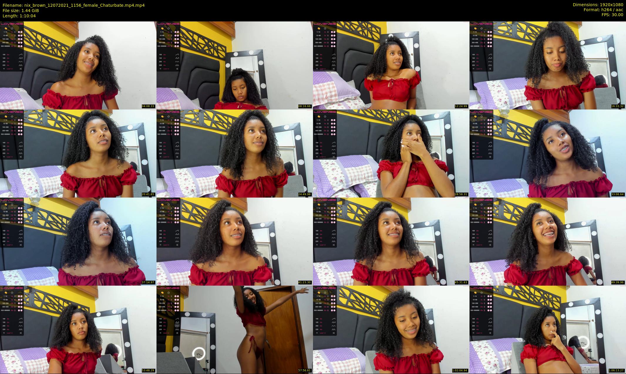 nix_brown — 71 minute Chaturbate female cam show recording, 1080p, Jul 12, 2021