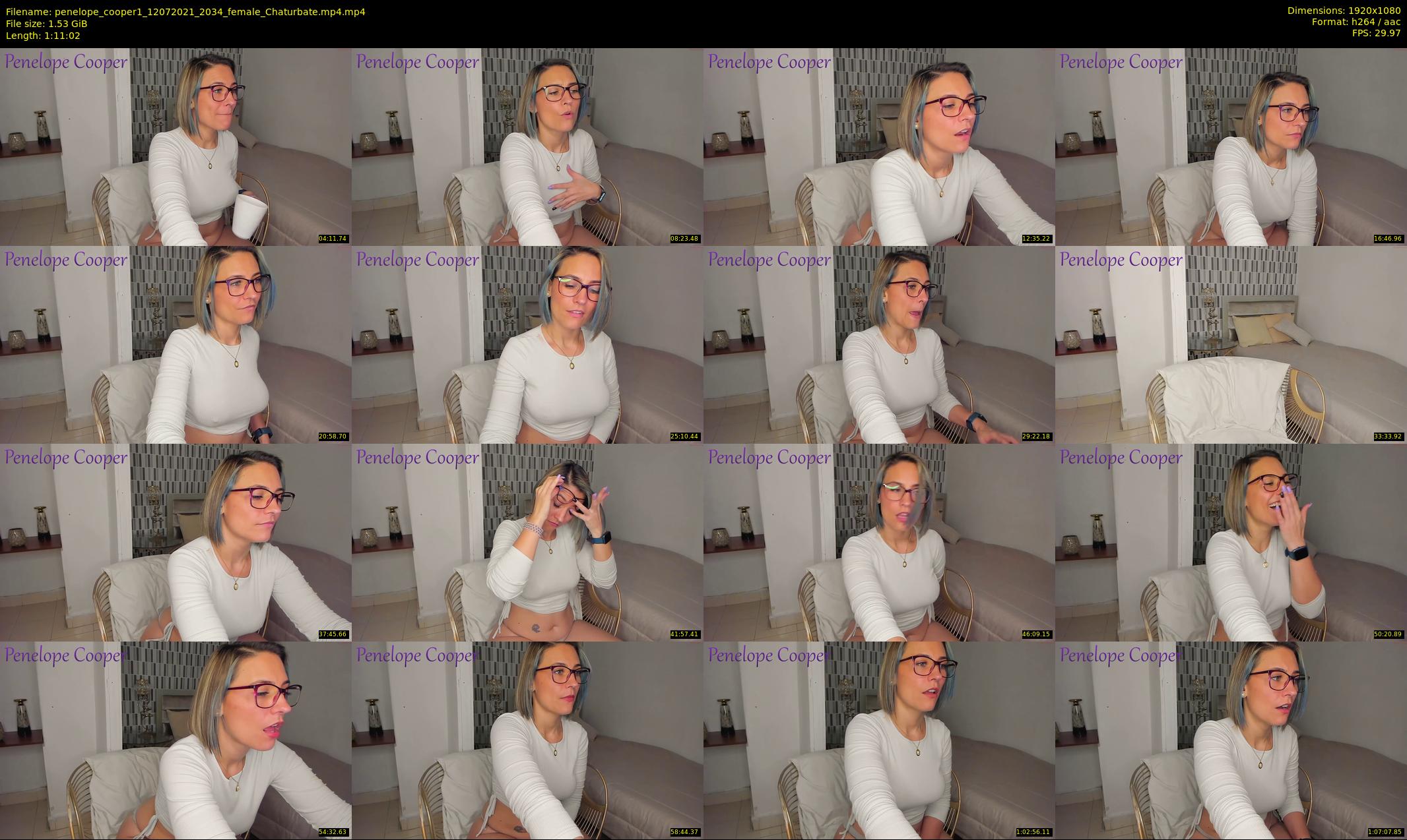 penelope_cooper1 — 72 minute Chaturbate female cam show recording, 1080p, Jul 12, 2021