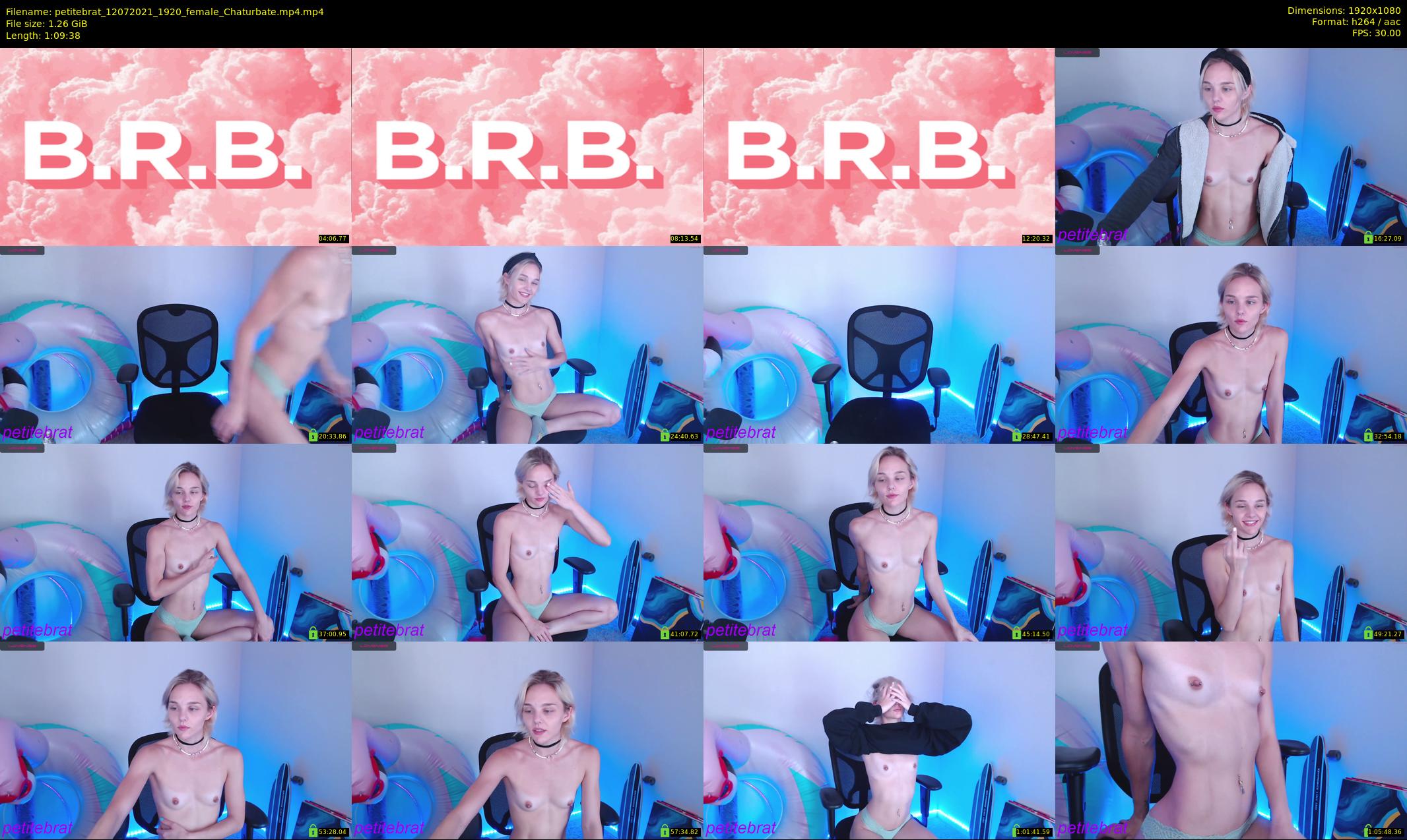 petitebrat — 70 minute Chaturbate female cam show recording, 1080p, Jul 12, 2021