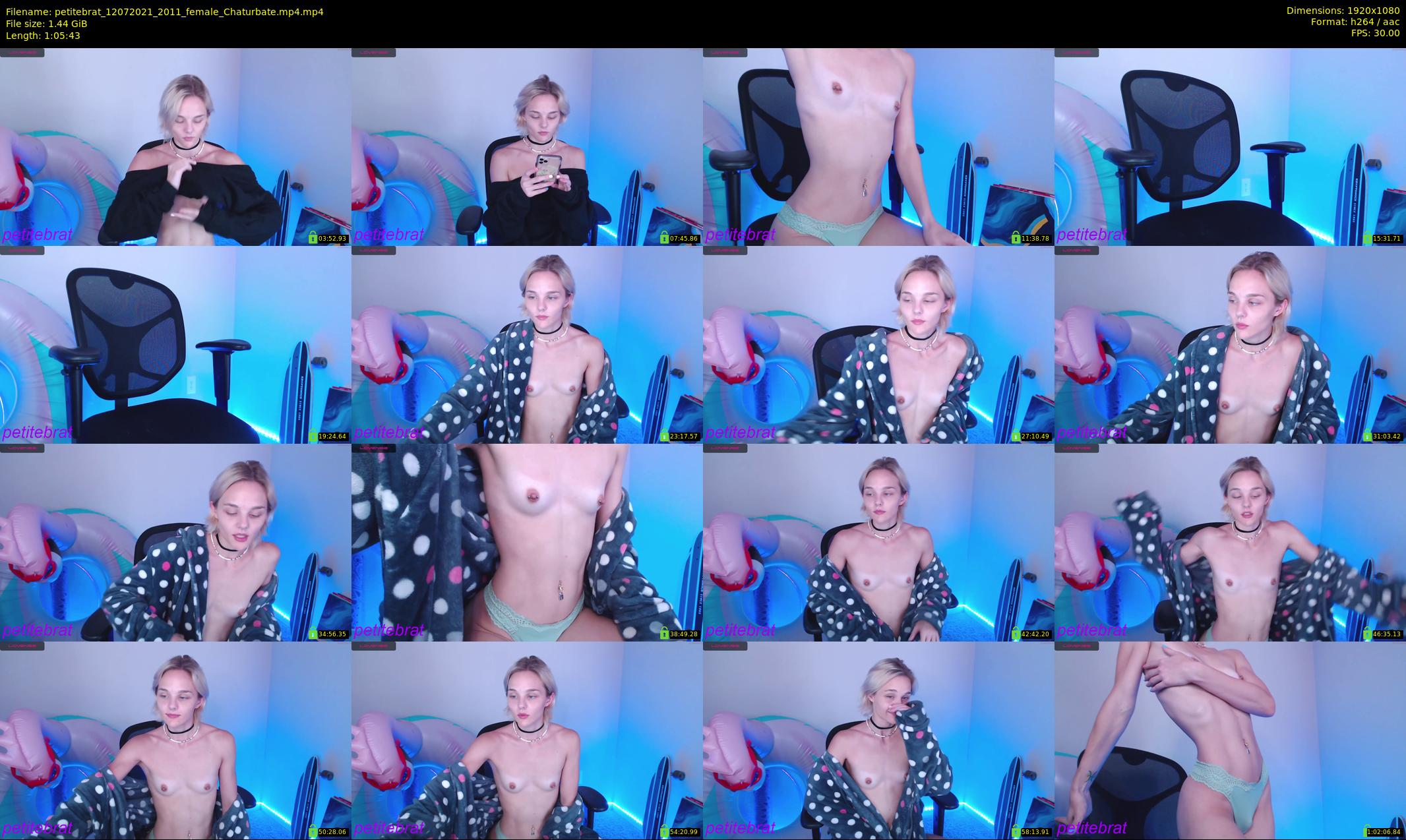 petitebrat — 66 minute Chaturbate female cam show recording, 1080p, Jul 12, 2021