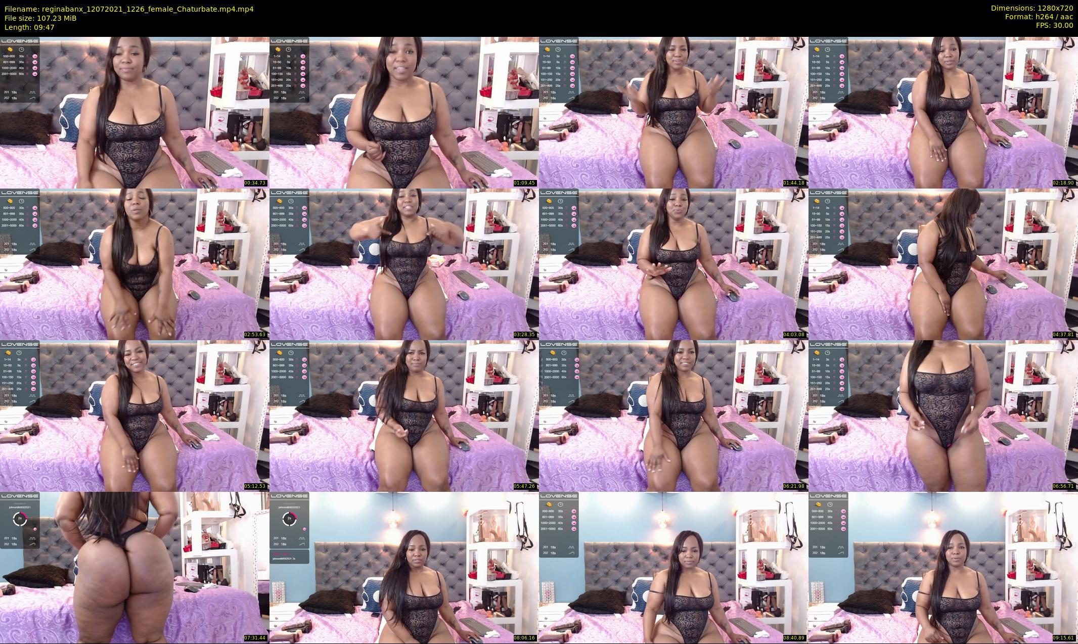reginabanx — 10 minute Chaturbate female cam show recording, 720p, Jul 12, 2021