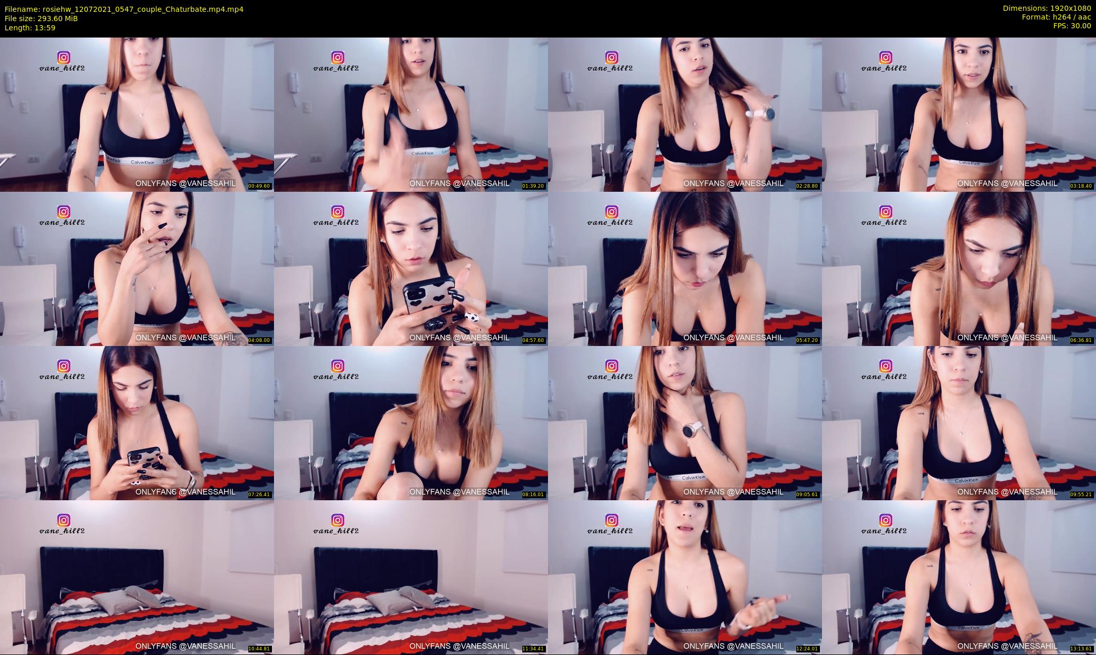 rosiehw — 14 minute Chaturbate couple cam show recording, 1080p, Jul 12, 2021