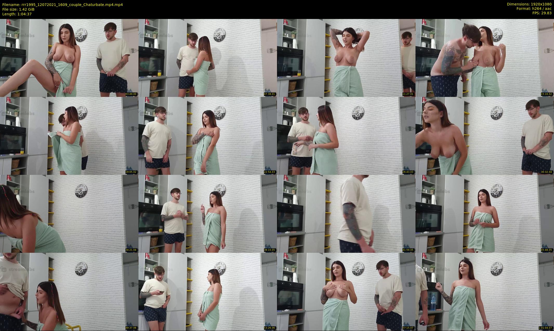 rrr1995 — 65 minute Chaturbate couple cam show recording, 1080p, Jul 12, 2021