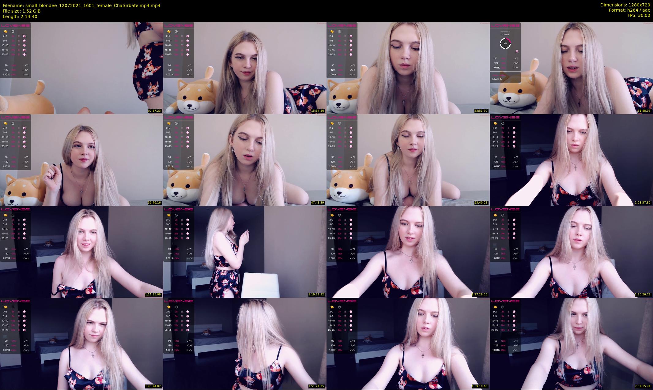 small_blondee — 135 minute Chaturbate female cam show recording, 720p, Jul 12, 2021