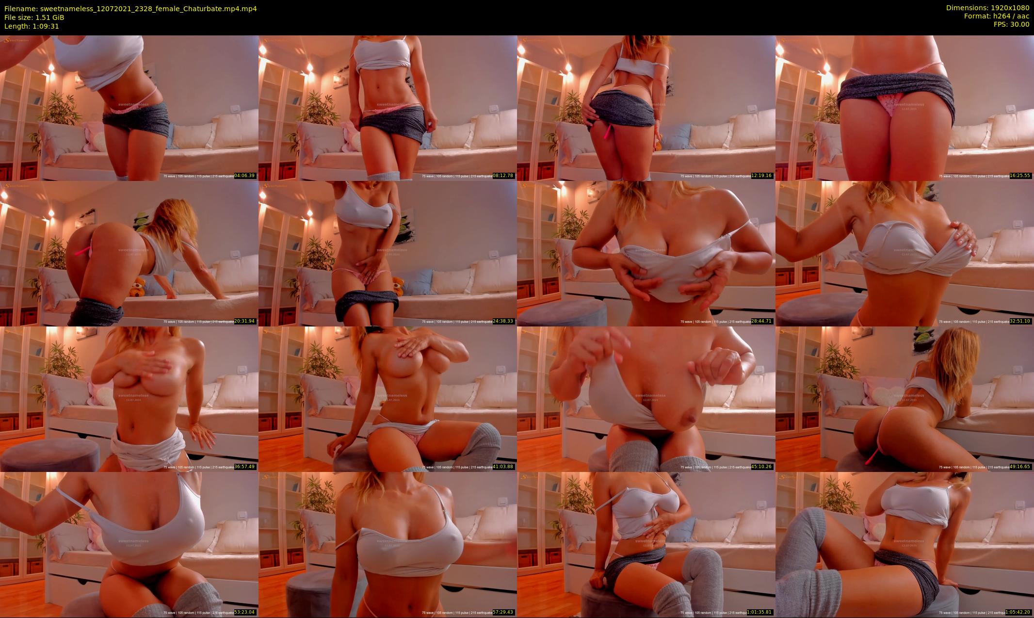 sweetnameless — 70 minute Chaturbate couple cam show recording, 1080p, Jul 12, 2021
