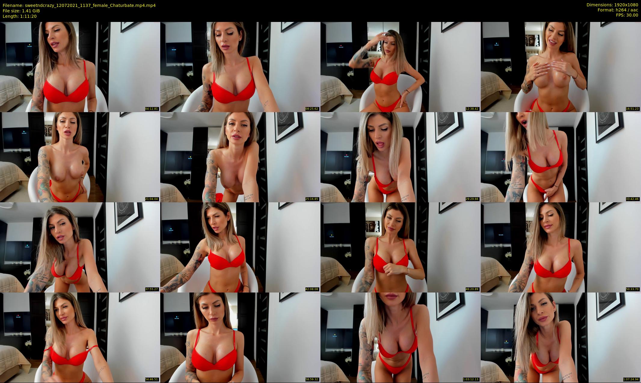 sweetndcrazy — 72 minute Chaturbate female cam show recording, 1080p, Jul 12, 2021
