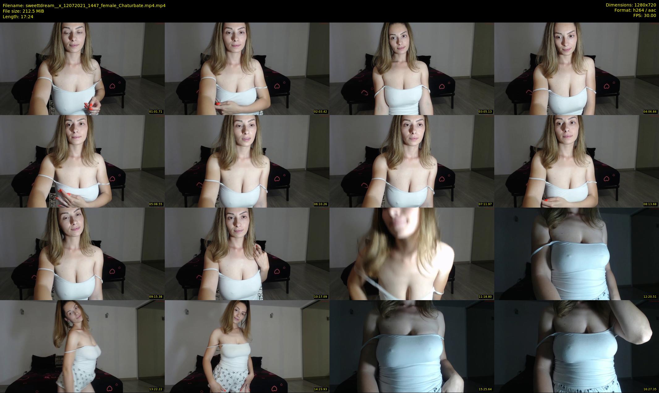 sweettdream__x — 18 minute Chaturbate female cam show recording, 720p, Jul 12, 2021