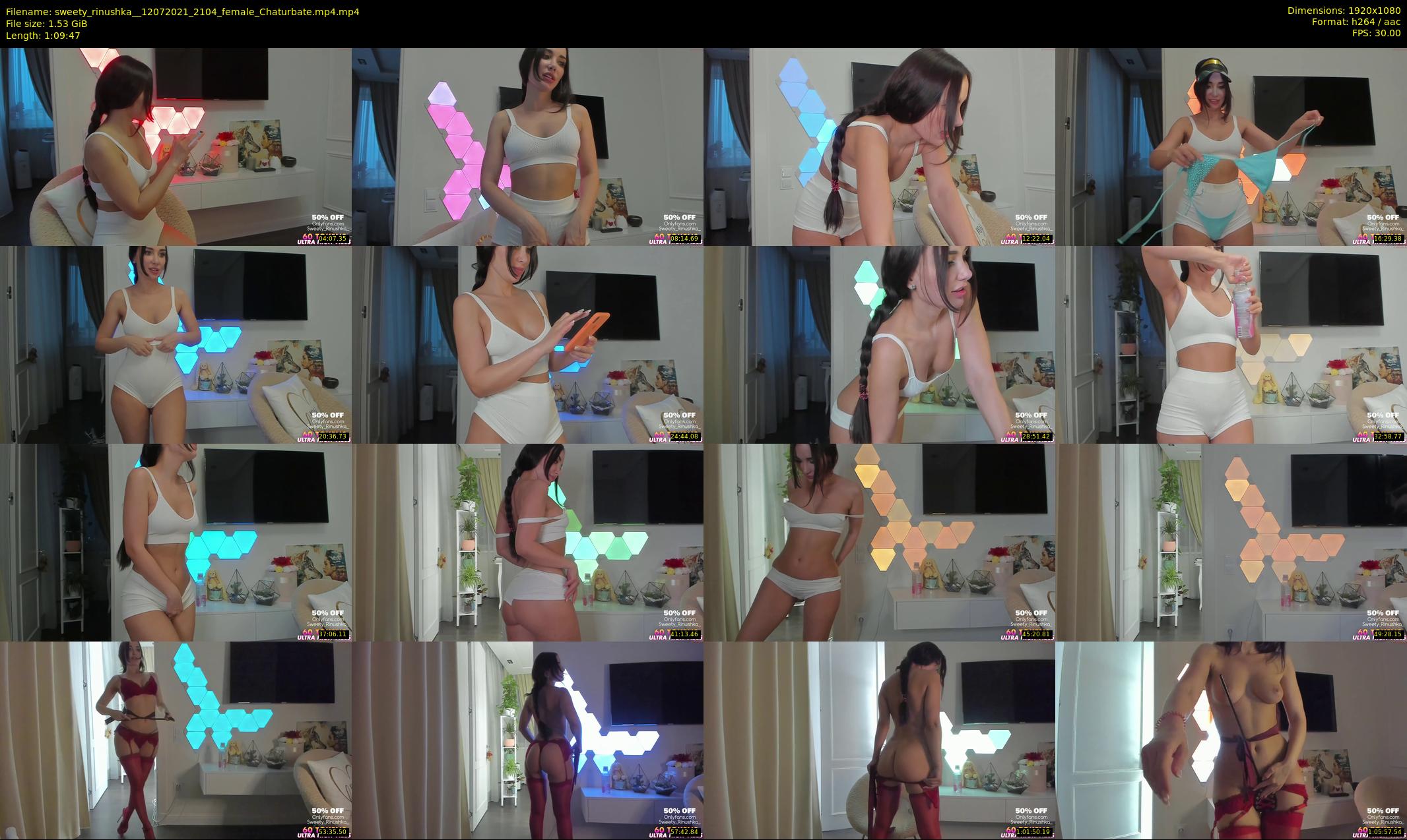 sweety_rinushka_ — 70 minute Chaturbate female cam show recording, 1080p, Jul 12, 2021