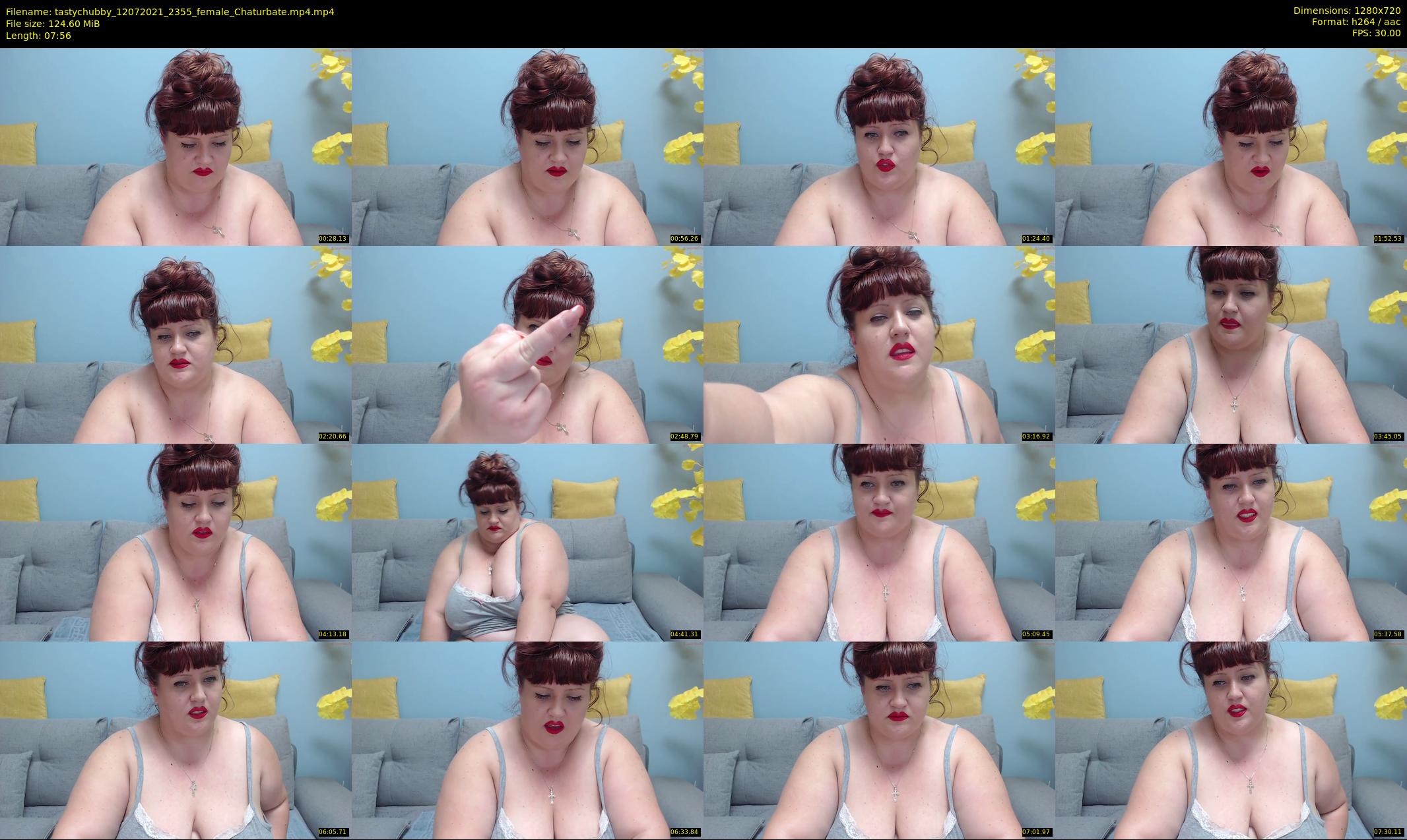 tastychubby — 8 minute Chaturbate female cam show recording, 720p, Jul 12, 2021