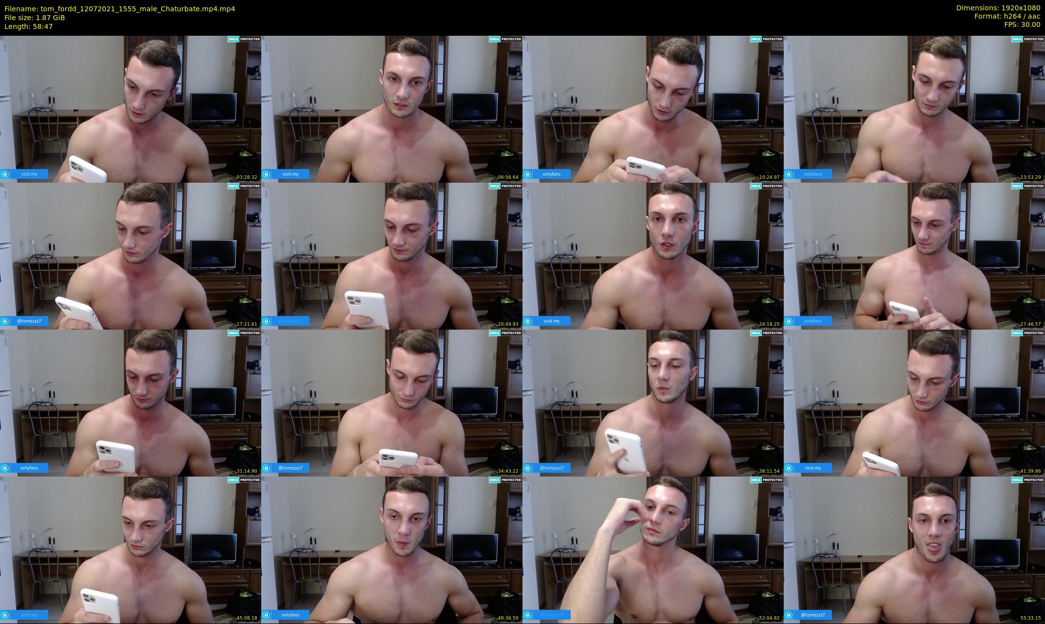 tom_fordd — 59 minute Chaturbate male cam show recording, 1080p, Jul 12, 2021