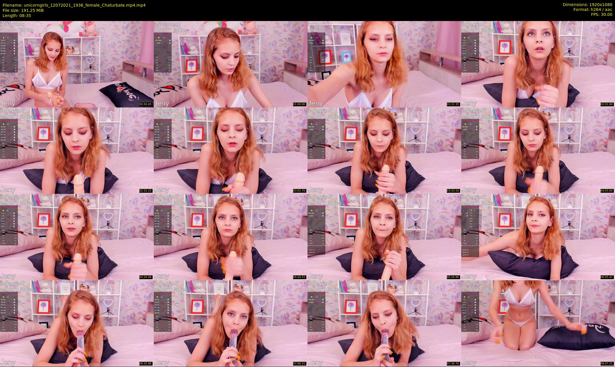 unicorngirls — 9 minute Chaturbate couple cam show recording, 1080p, Jul 12, 2021