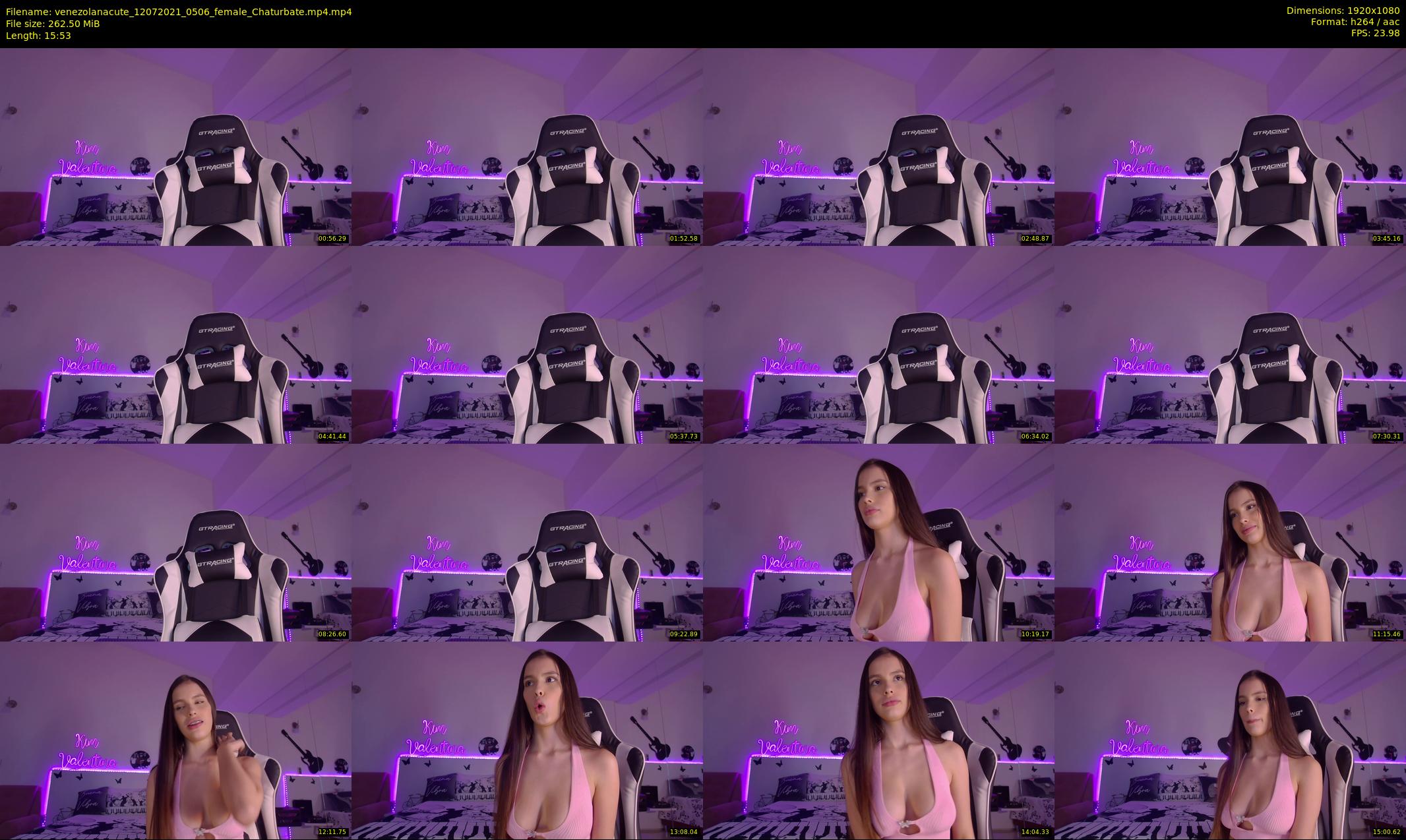 venezolanacute — 16 minute Chaturbate female cam show recording, 1080p, Jul 12, 2021