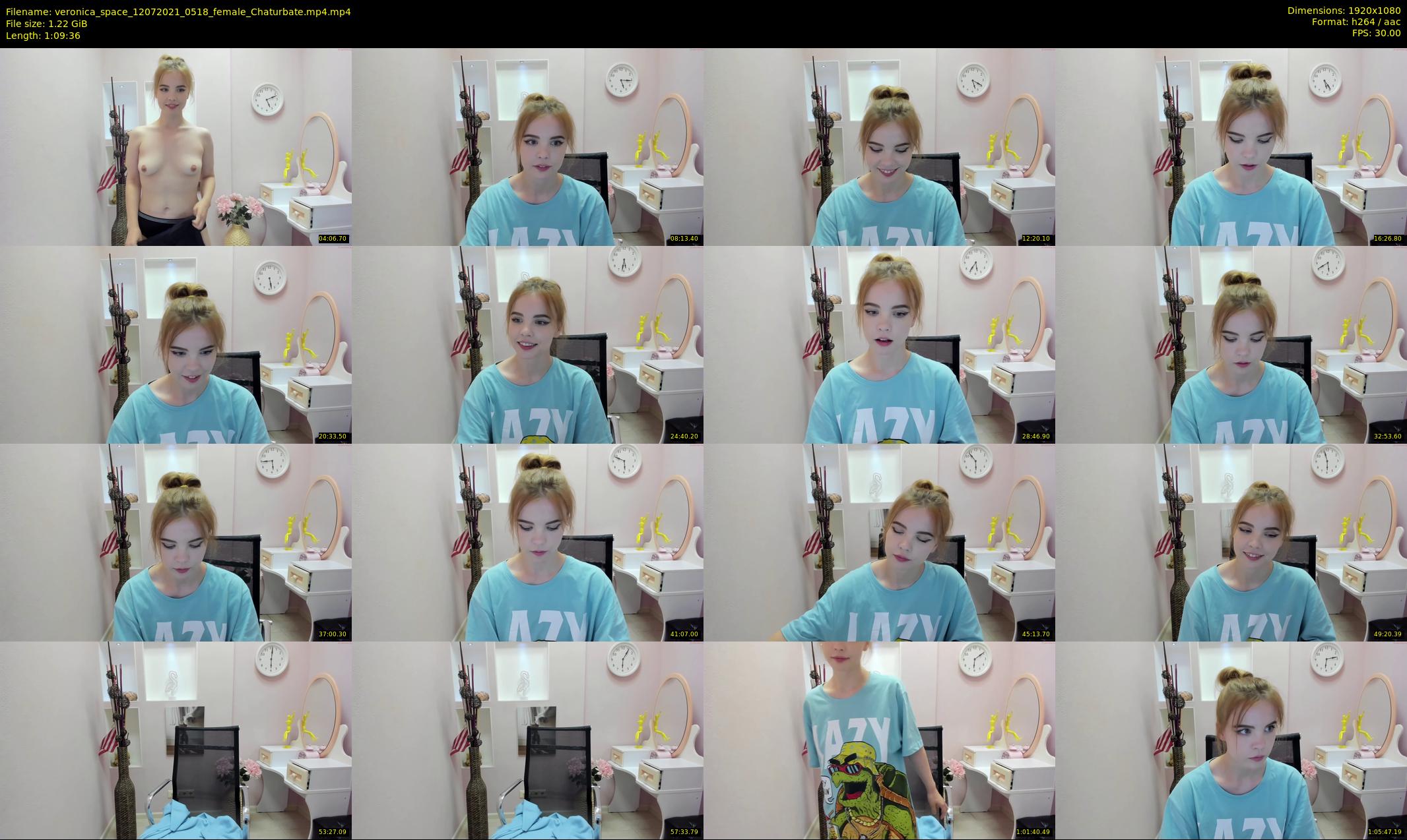 veronica_space — 70 minute Chaturbate female cam show recording, 1080p, Jul 12, 2021