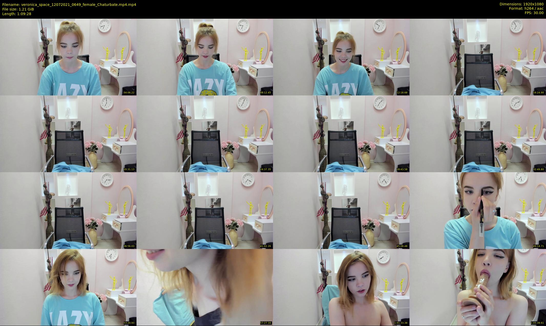 veronica_space — 70 minute Chaturbate female cam show recording, 1080p, Jul 12, 2021
