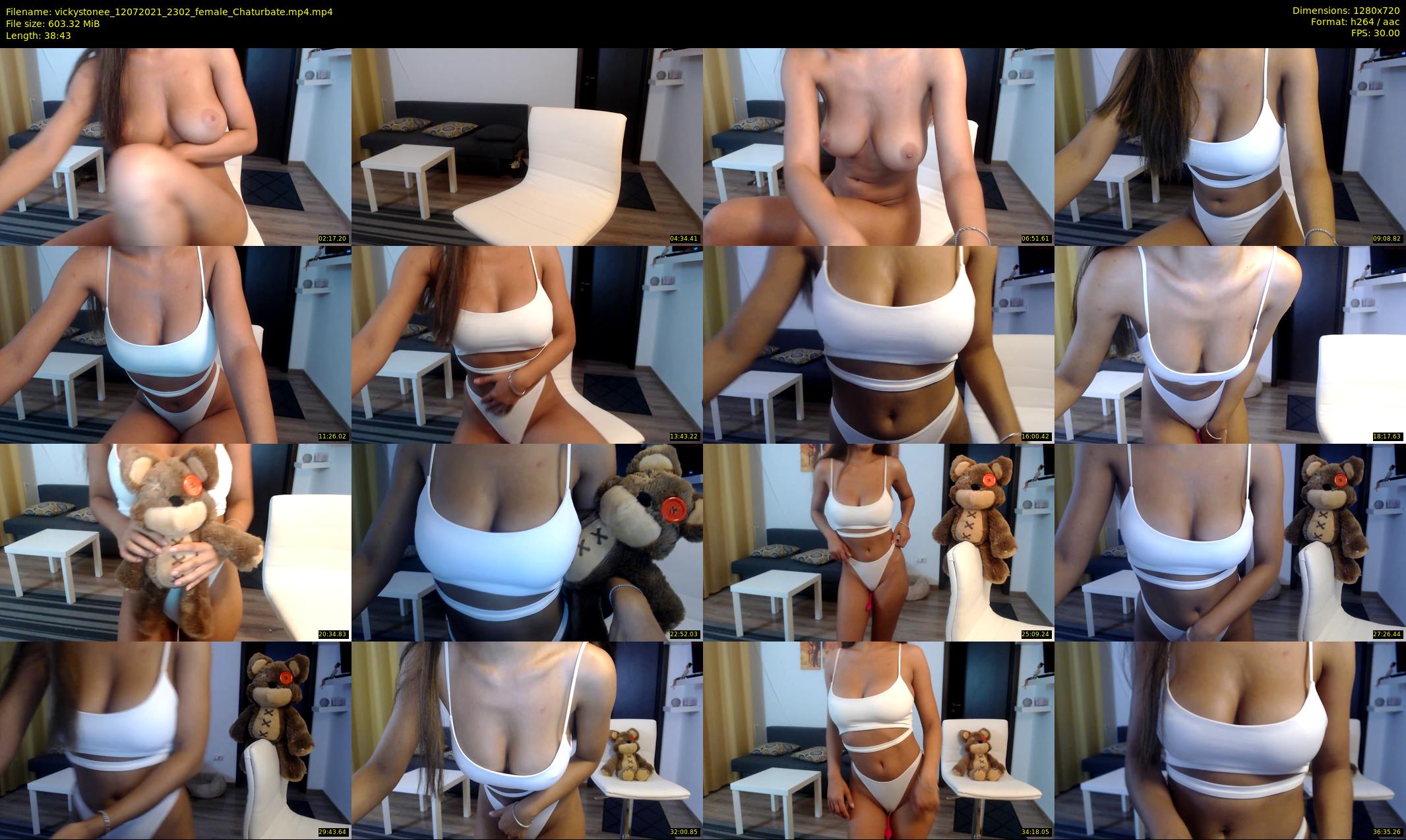 vickystonee — 39 minute Chaturbate female cam show recording, 720p, Jul 12, 2021