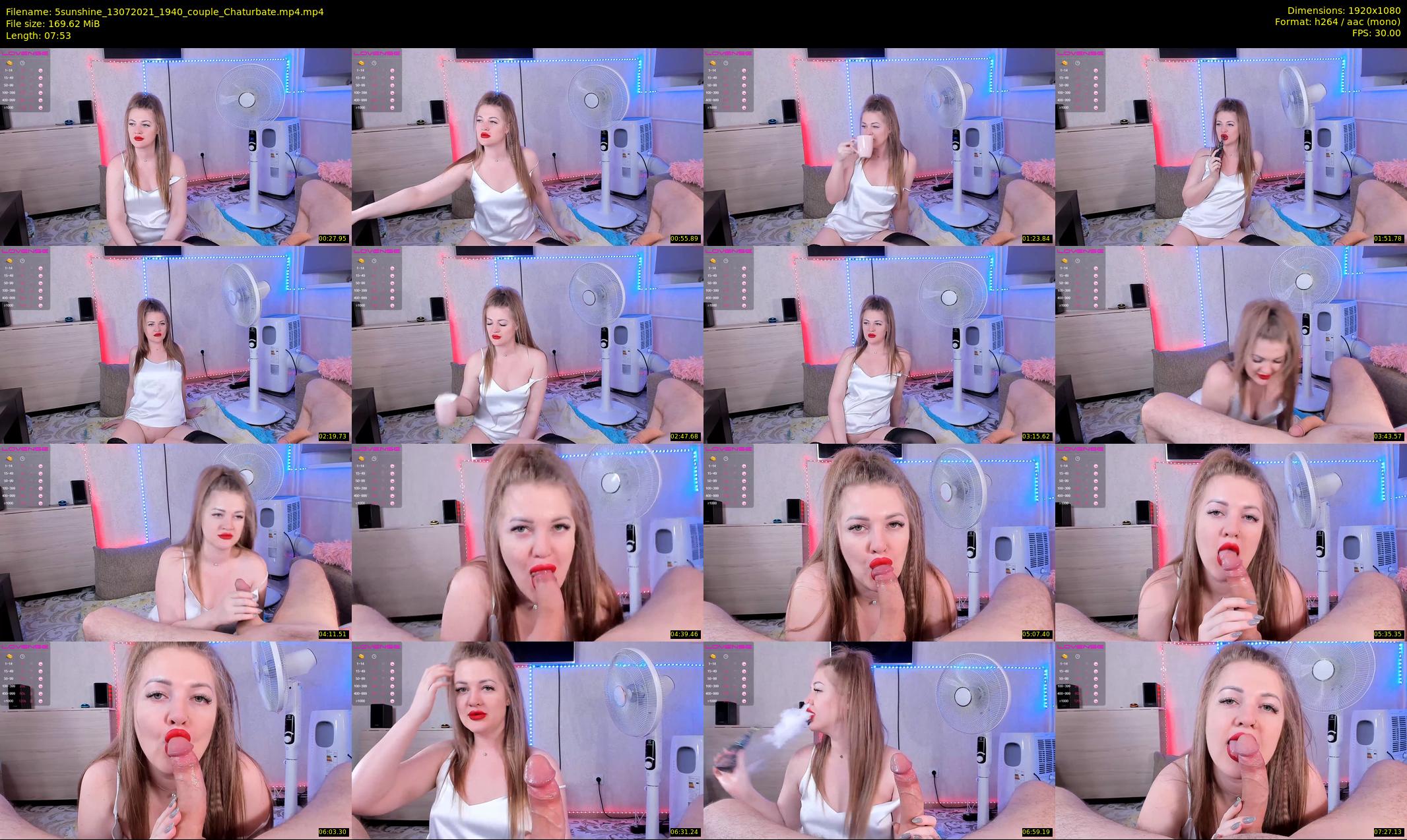 5sunshine — 8 minute Chaturbate couple cam show recording, 1080p, Jul 13, 2021