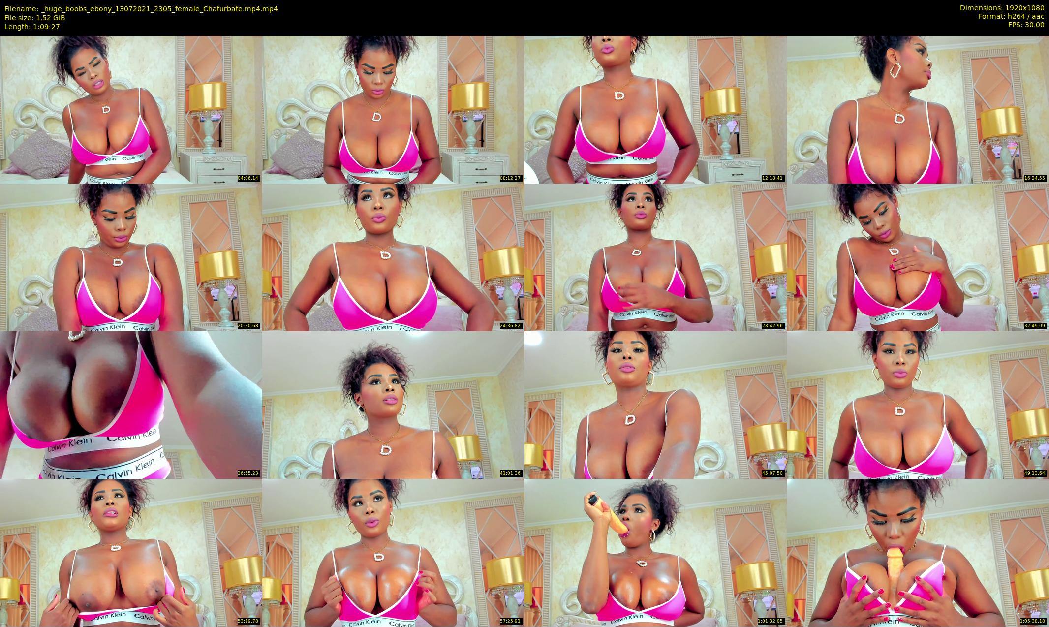 _huge_boobs_ebony — 70 minute Chaturbate female cam show recording, 1080p, Jul 13, 2021