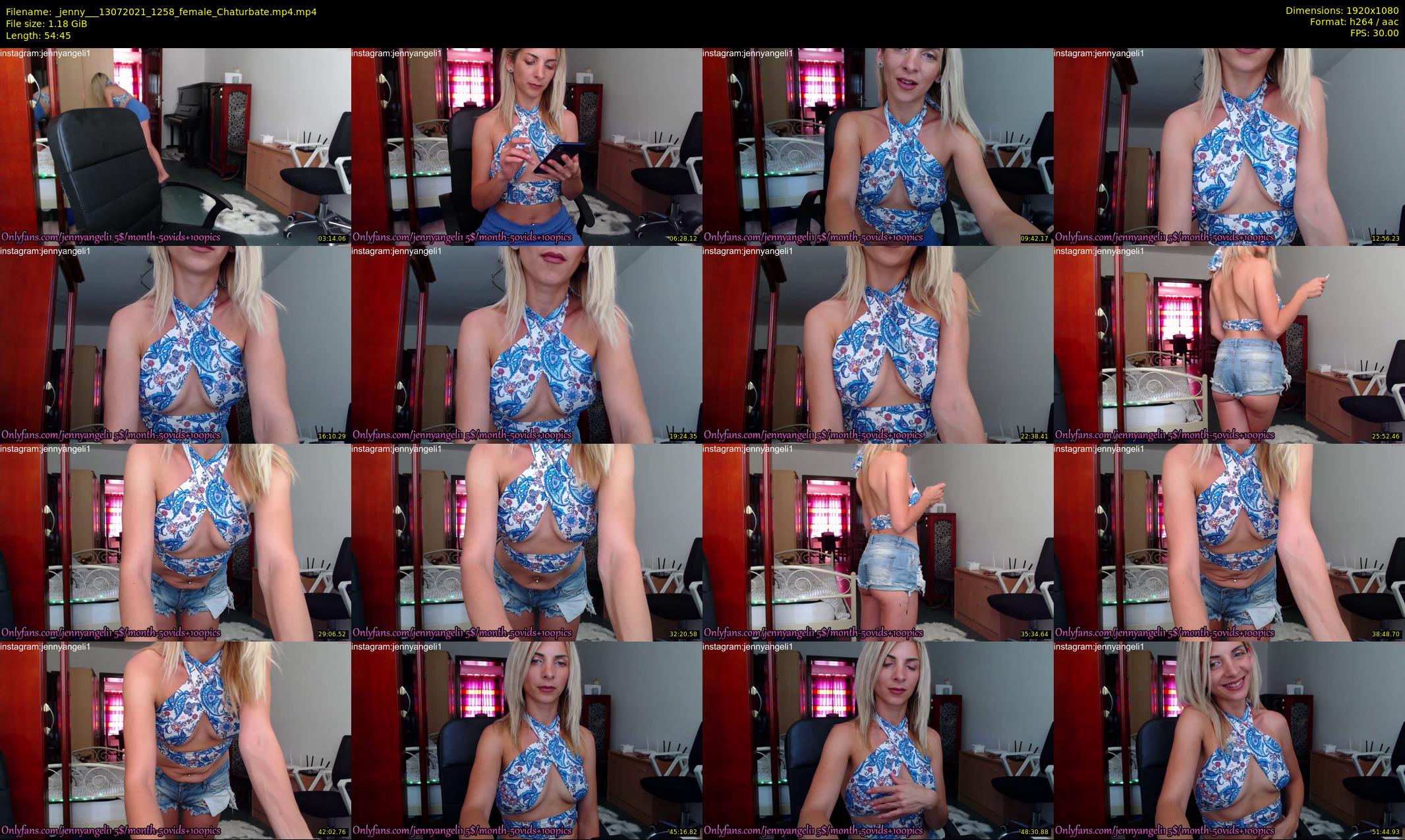 _jenny__ — 55 minute Chaturbate female cam show recording, 1080p, Jul 13, 2021