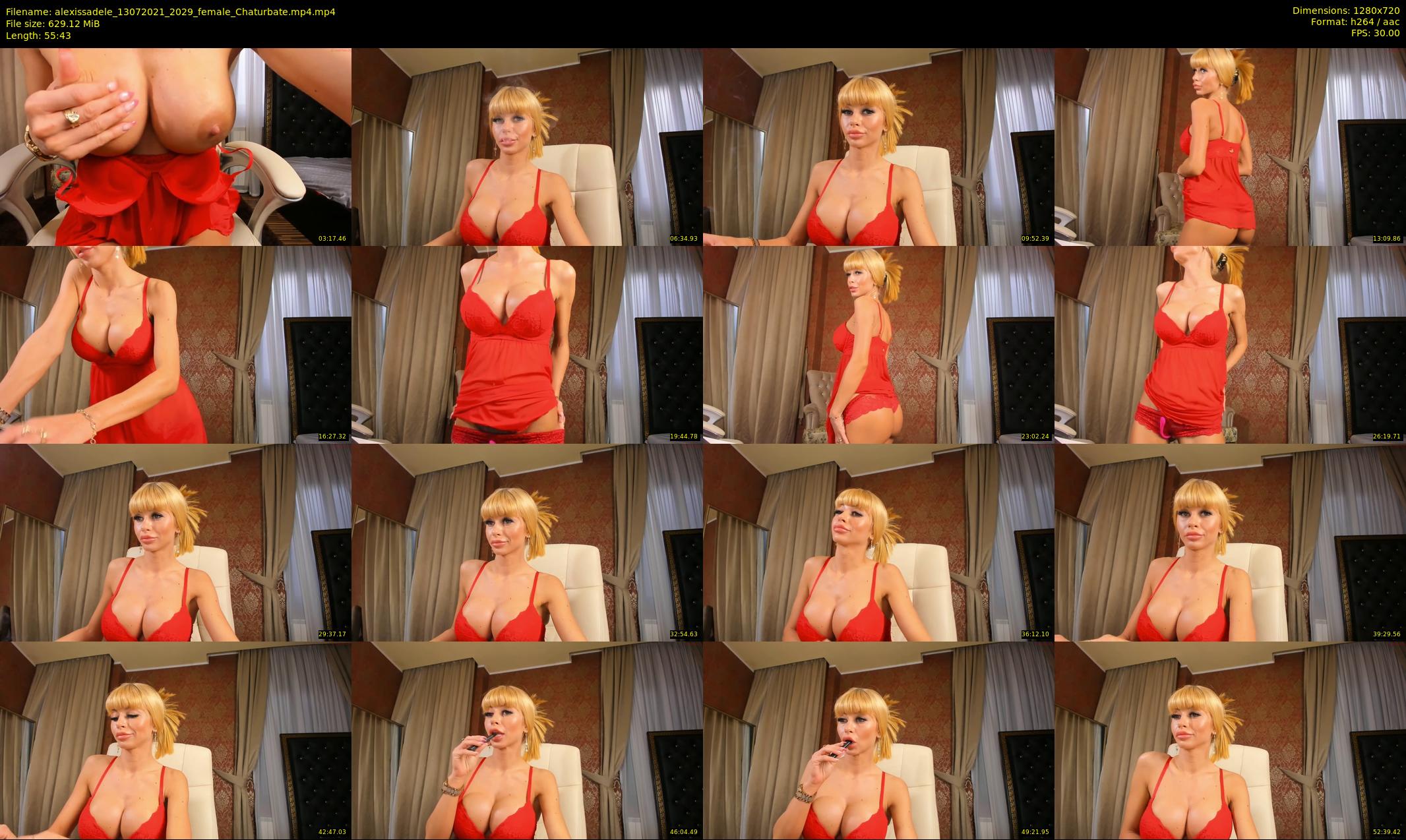 alexissadele — 56 minute Chaturbate female cam show recording, 720p, Jul 13, 2021