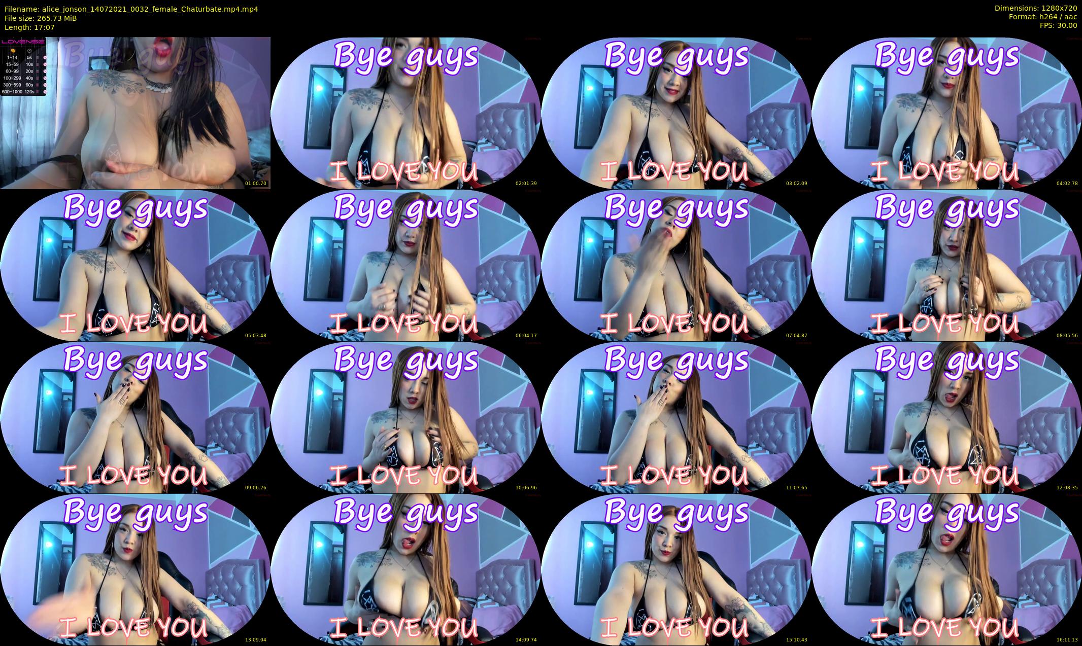 alice_jonson — 18 minute Chaturbate female cam show recording, 720p, Jul 14, 2021