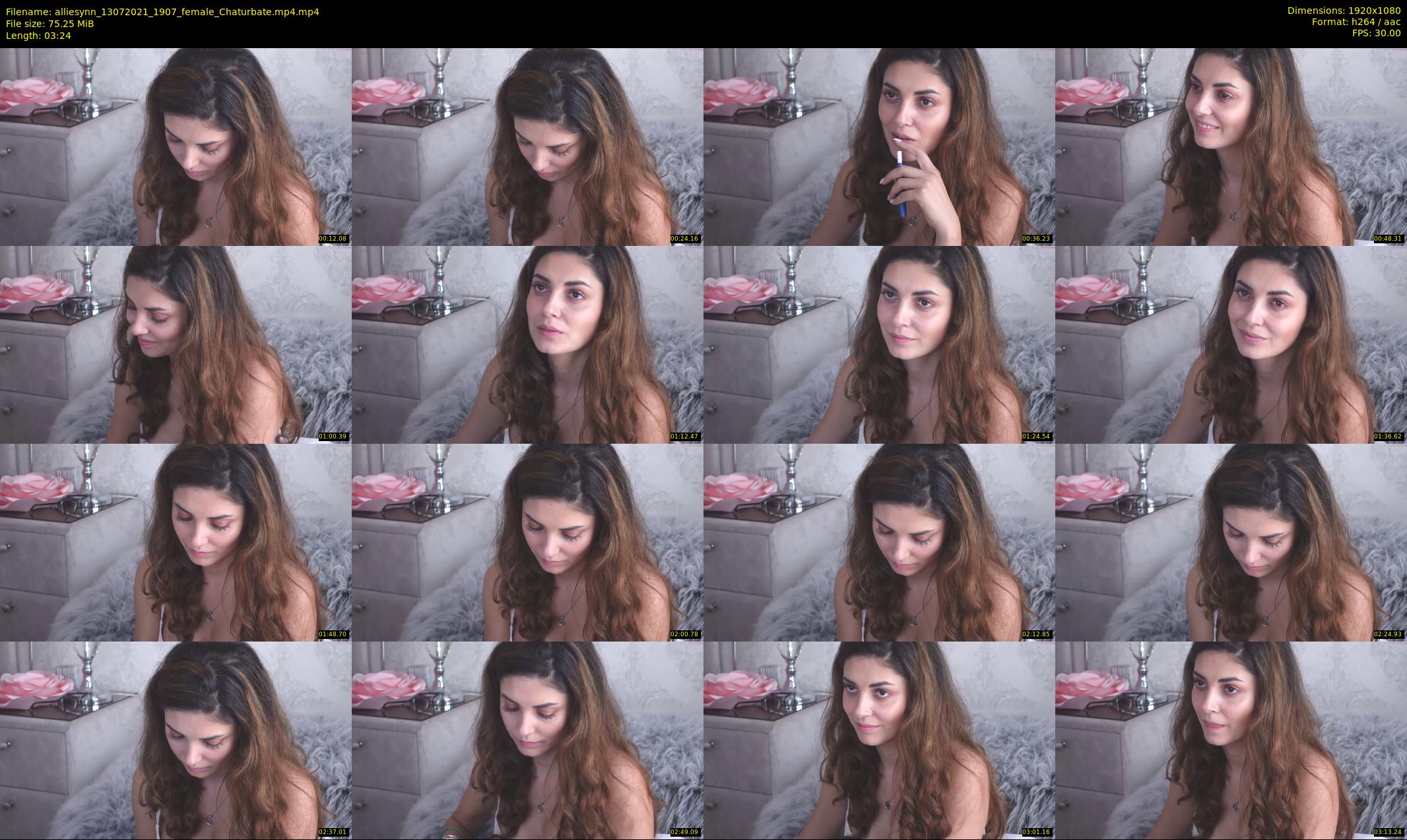 alliesynn — 4 minute Chaturbate female cam show recording, 1080p, Jul 13, 2021