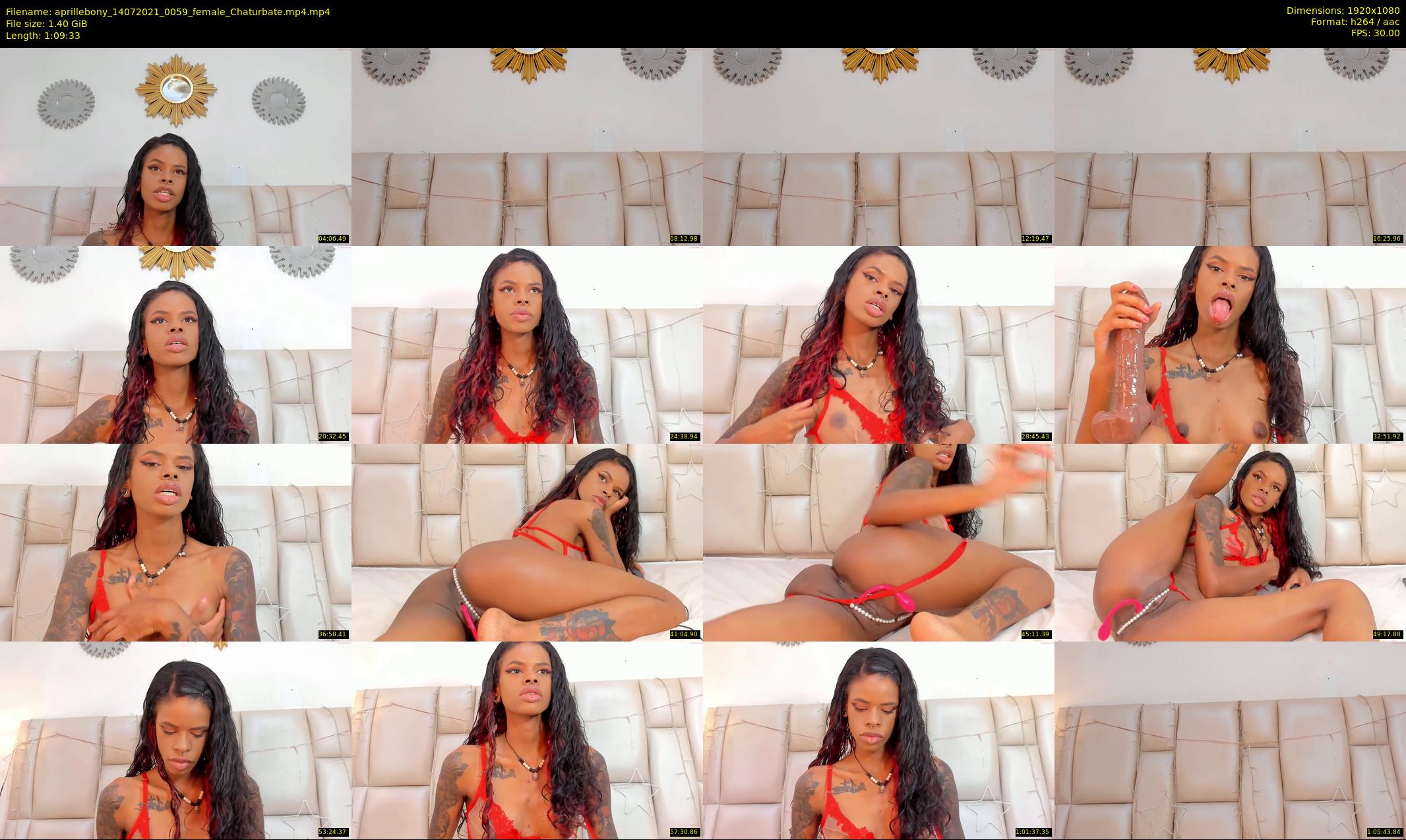 aprillebony — 70 minute Chaturbate female cam show recording, 1080p, Jul 14, 2021