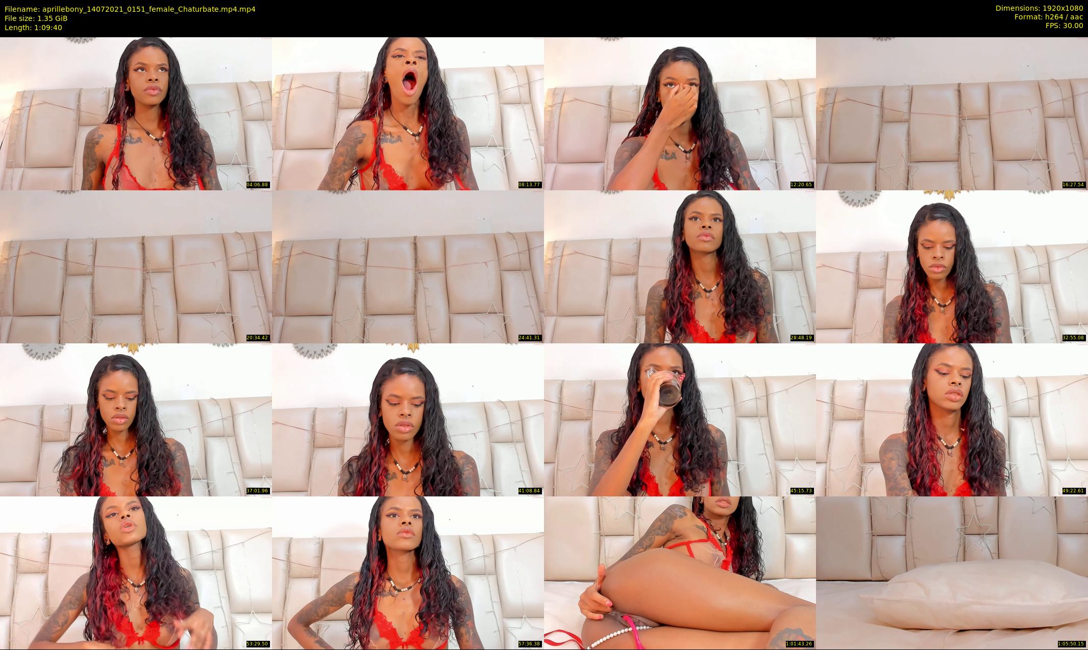 aprillebony — 70 minute Chaturbate female cam show recording, 1080p, Jul 14, 2021