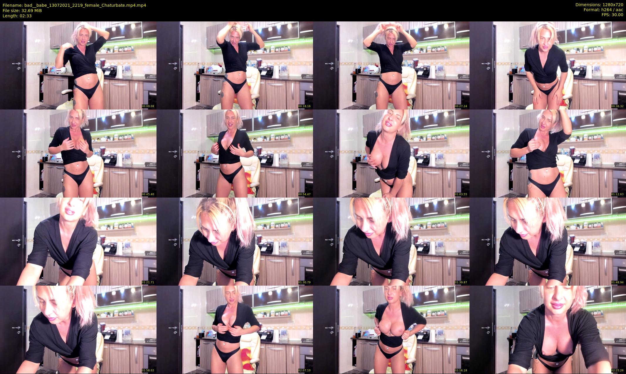 bad__babe — 3 minute Chaturbate female cam show recording, 720p, Jul 13, 2021