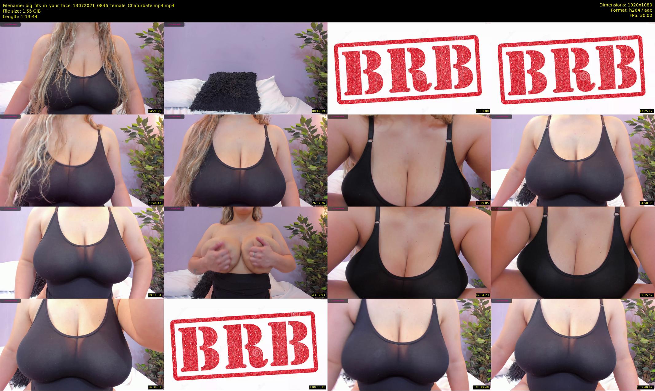 big_tits_in_your_face — 74 minute Chaturbate female cam show recording, 1080p, Jul 13, 2021
