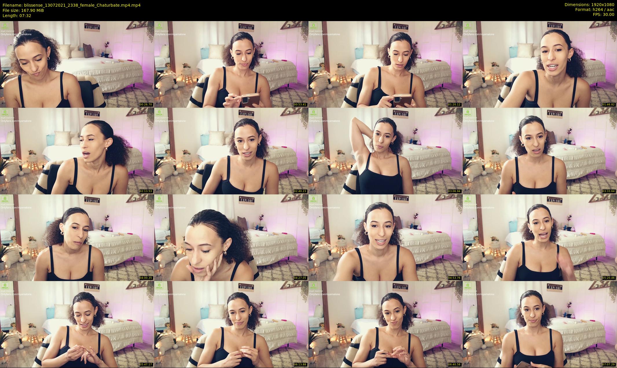 blissense — 8 minute Chaturbate female cam show recording, 1080p, Jul 13, 2021