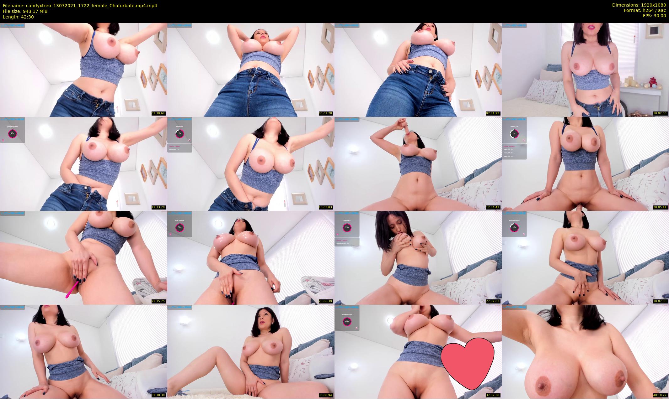 candyxtreo — 43 minute Chaturbate couple cam show recording, 1080p, Jul 13, 2021