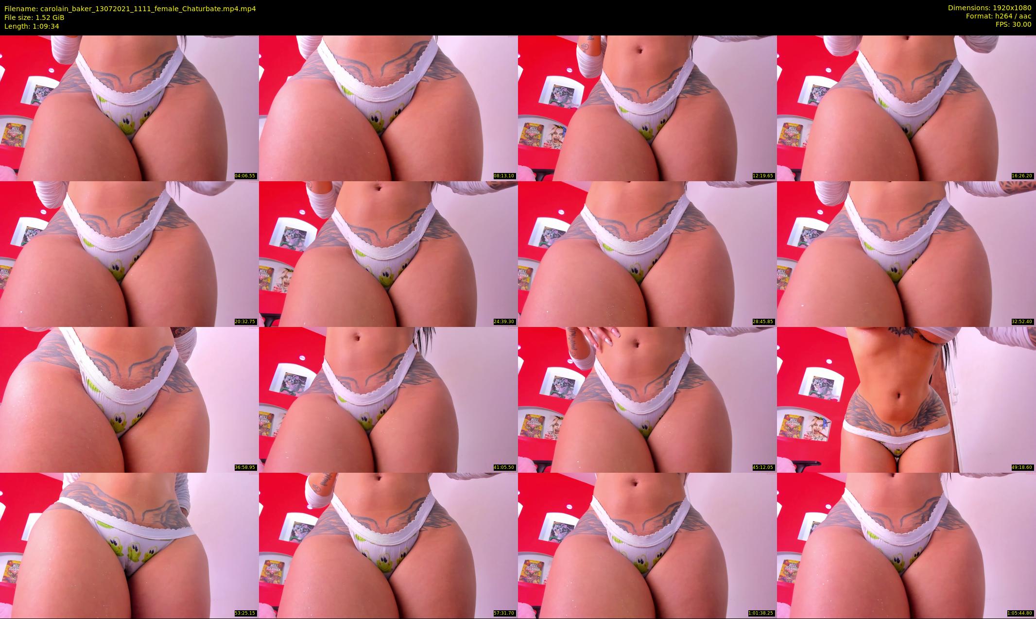 carolain_baker — 70 minute Chaturbate female cam show recording, 1080p, Jul 13, 2021
